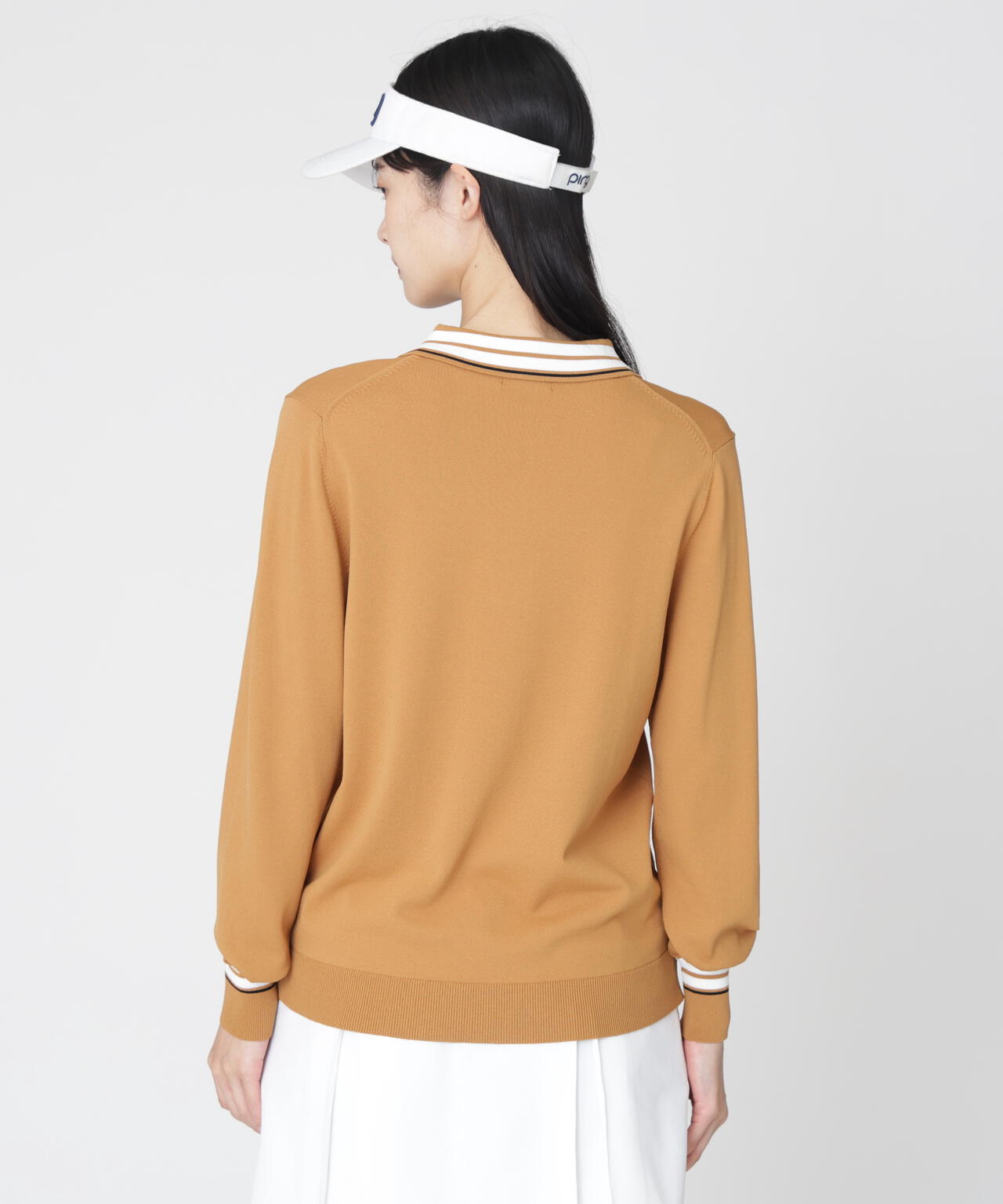 【PING APPAREL】スキッパーニットプルオーバー (LADIES)