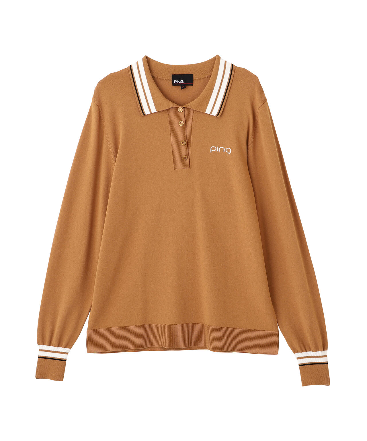 【PING APPAREL】スキッパーニットプルオーバー (LADIES)