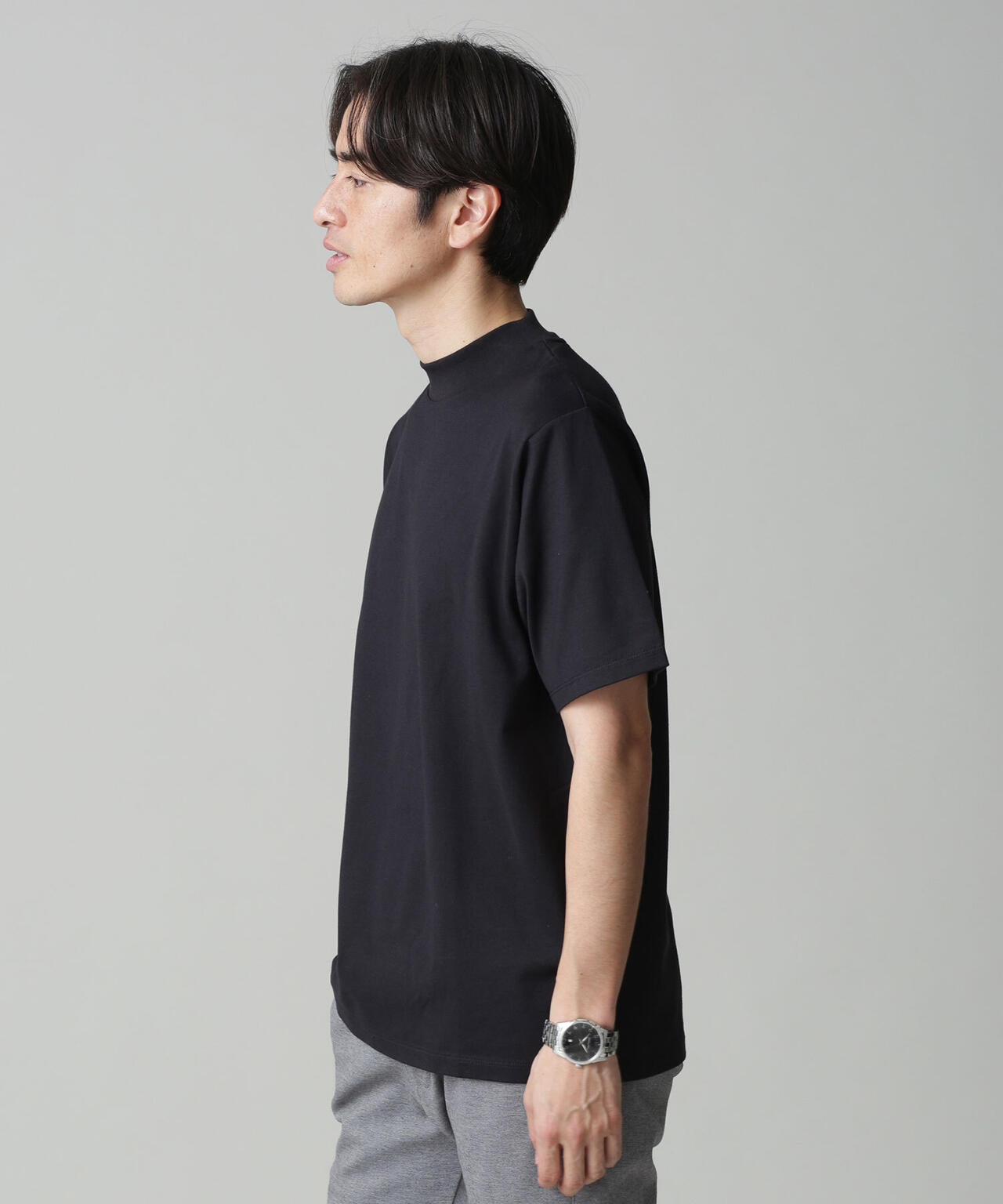 LB.03/Anti Soaked 汗染み防止 モックネックTシャツ