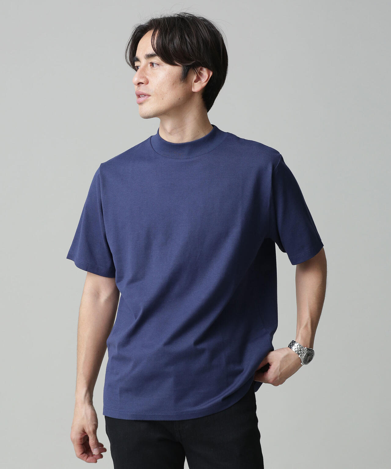 LB.03/Anti Soaked 汗染み防止 モックネックTシャツ