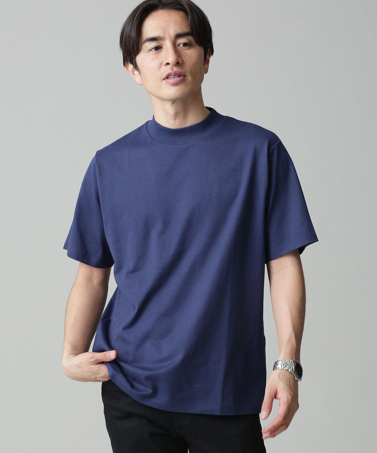 LB.03/Anti Soaked 汗染み防止 モックネックTシャツ