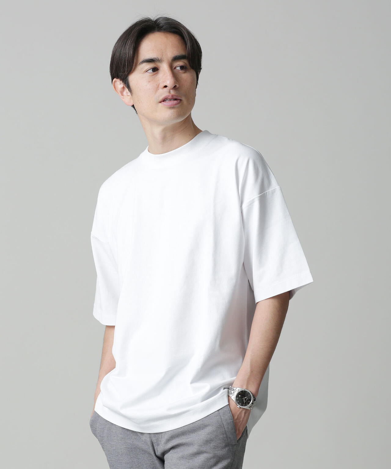 Anti Soaked 汗染み防止 クルービッグTシャツ
