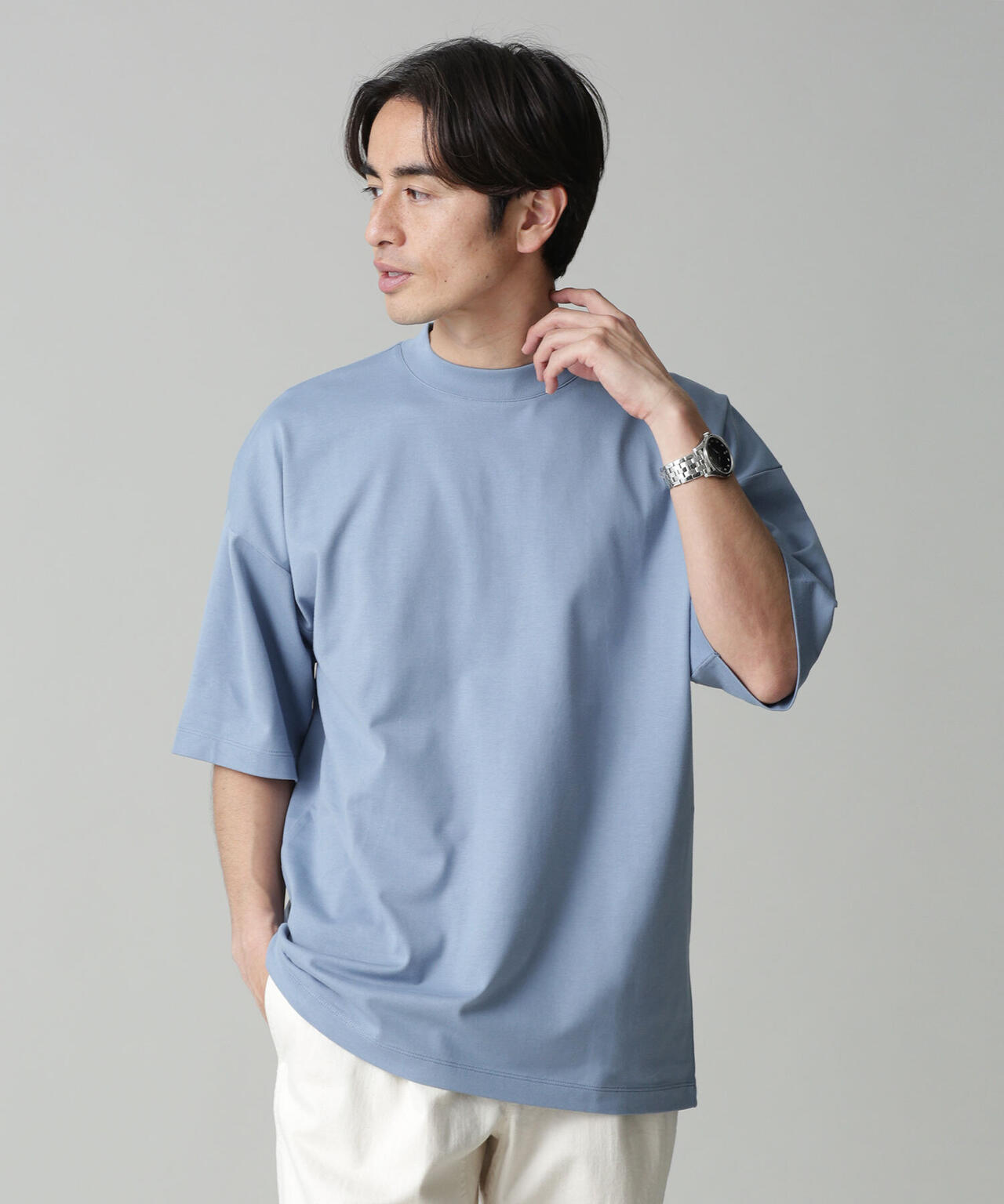 Anti Soaked 汗染み防止 クルービッグTシャツ