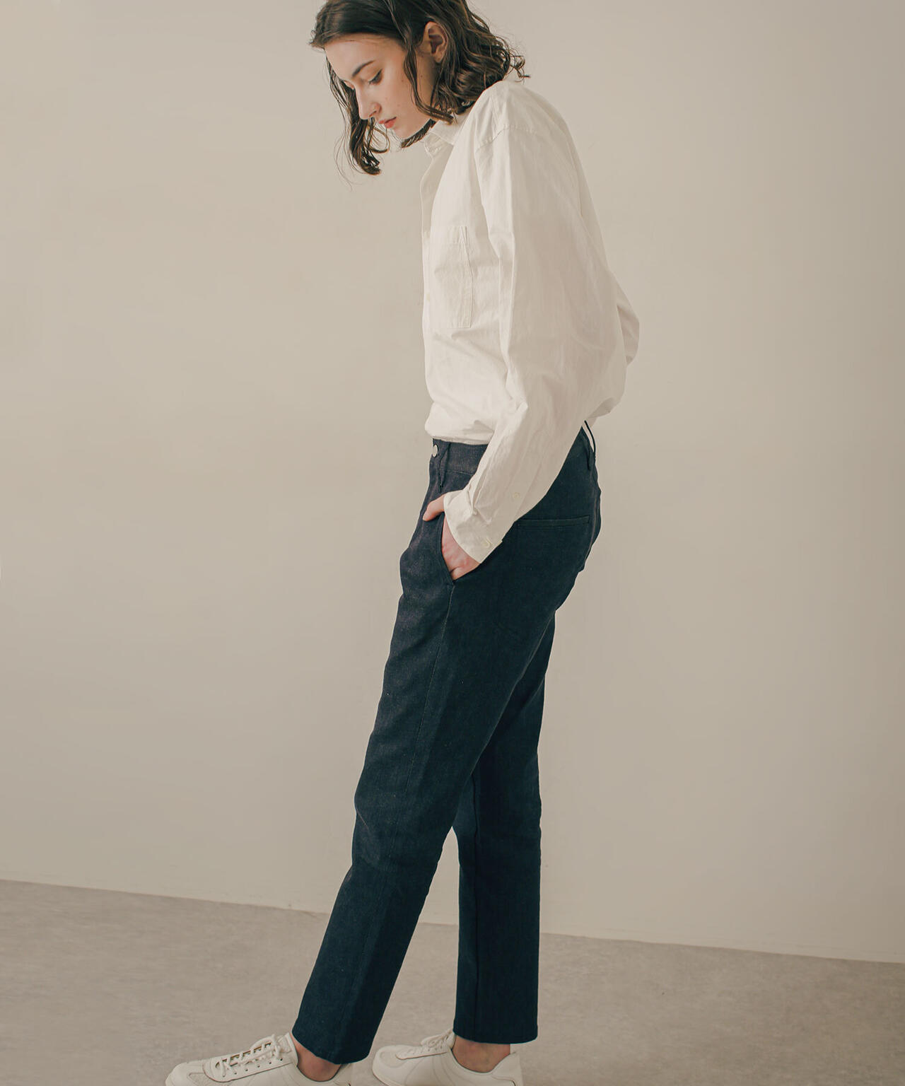 LB.03/｢ESSENTIAL LINE｣ノンフェイドスキニースラックス