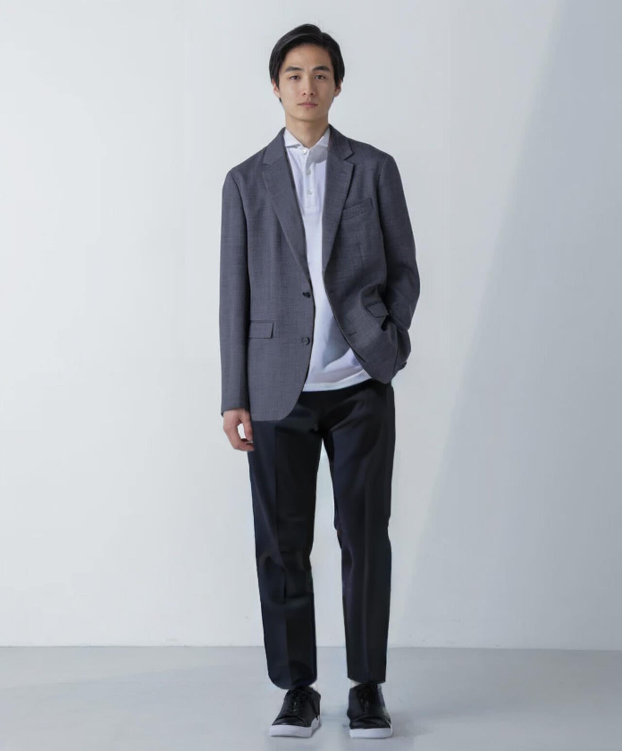 「N JACKET」Reflax(R)スラブツイルストレッチジャケット（セットアップ可）