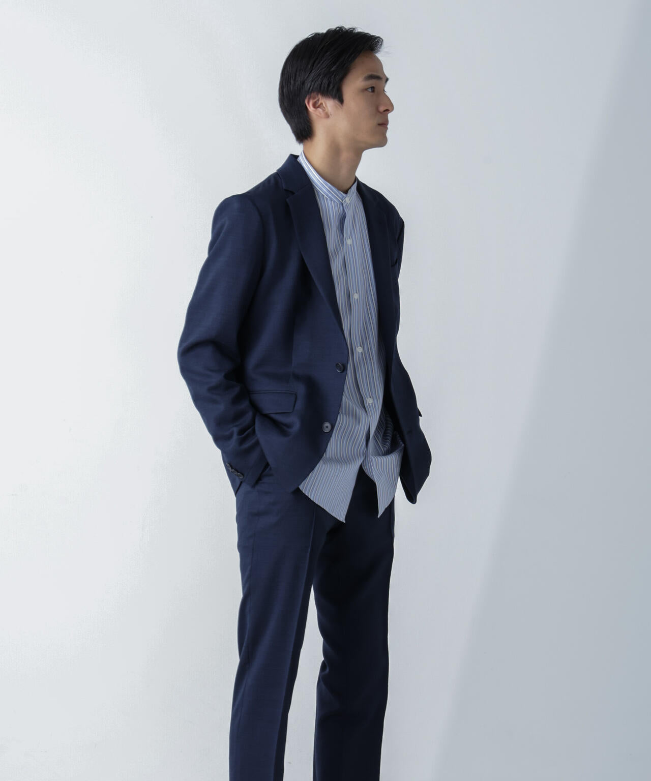 「N JACKET」Reflax(R)スラブツイルストレッチジャケット（セットアップ可）