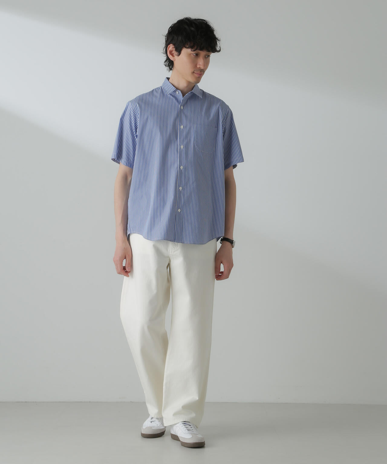 「ICE FLOW LINEN」バリエーションシャツ 半袖