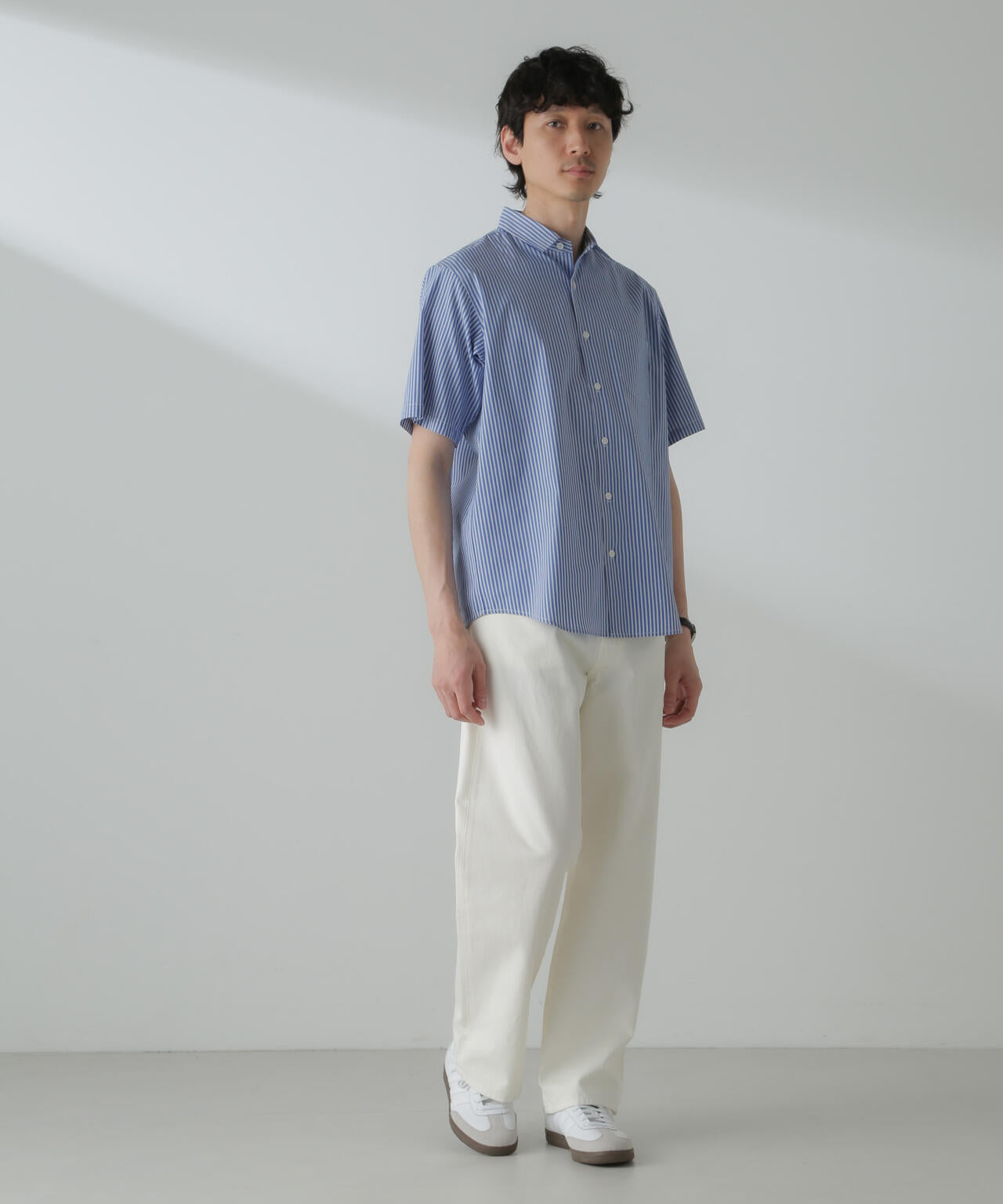 「ICE FLOW LINEN」バリエーションシャツ 半袖