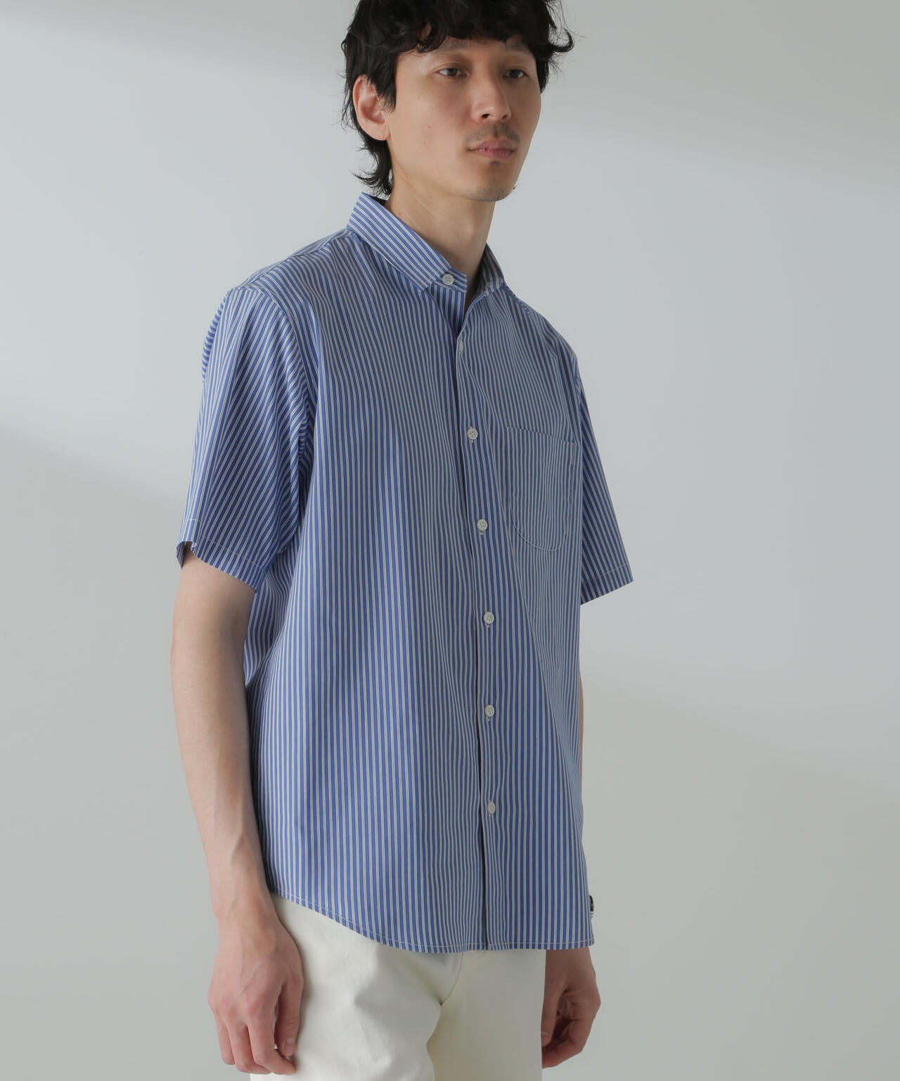 「ICE FLOW LINEN」バリエーションシャツ 半袖