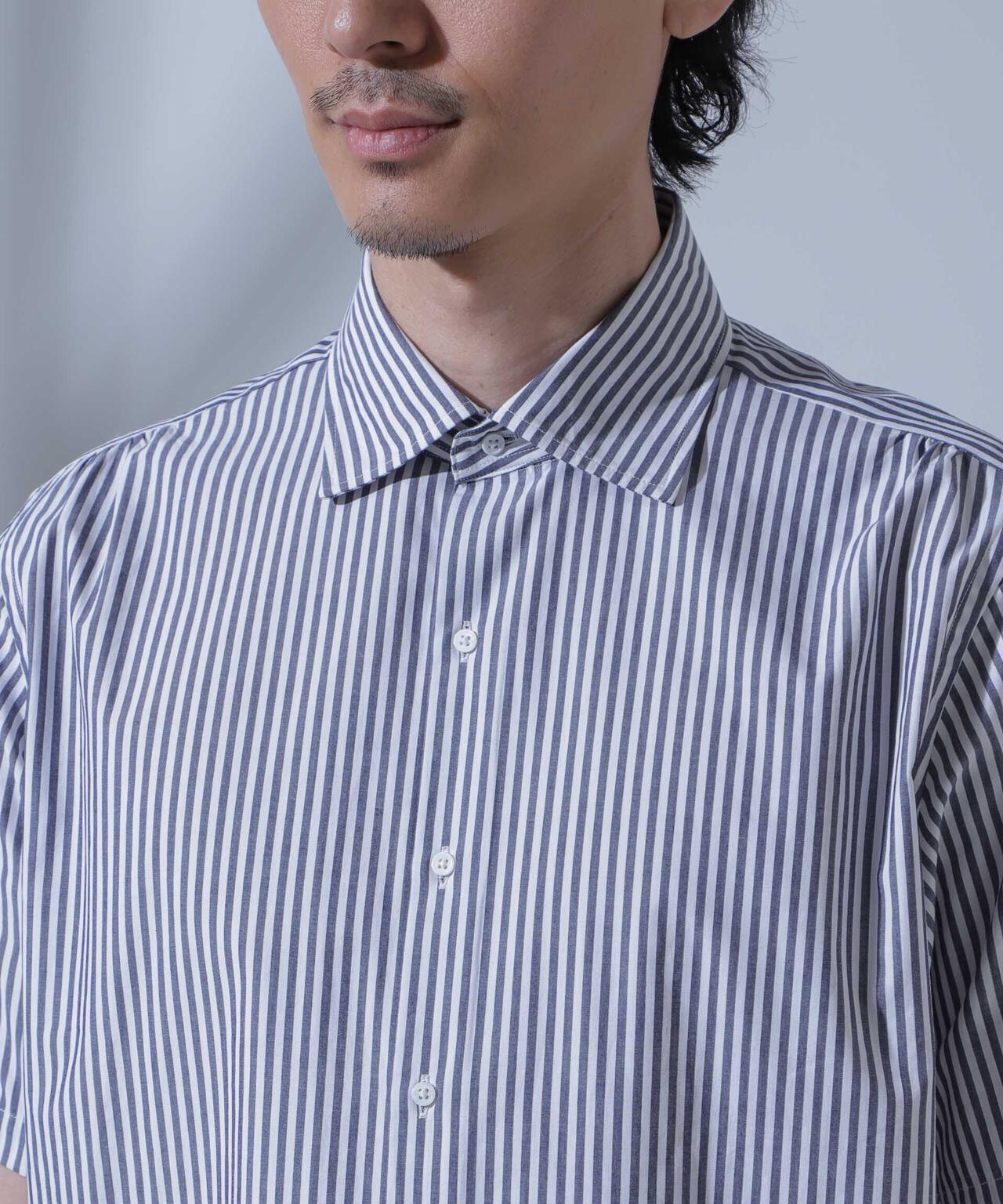 「N SHIRTS」AntiSoaked(R)汗染み防止セミワイドカラーシャツ半袖