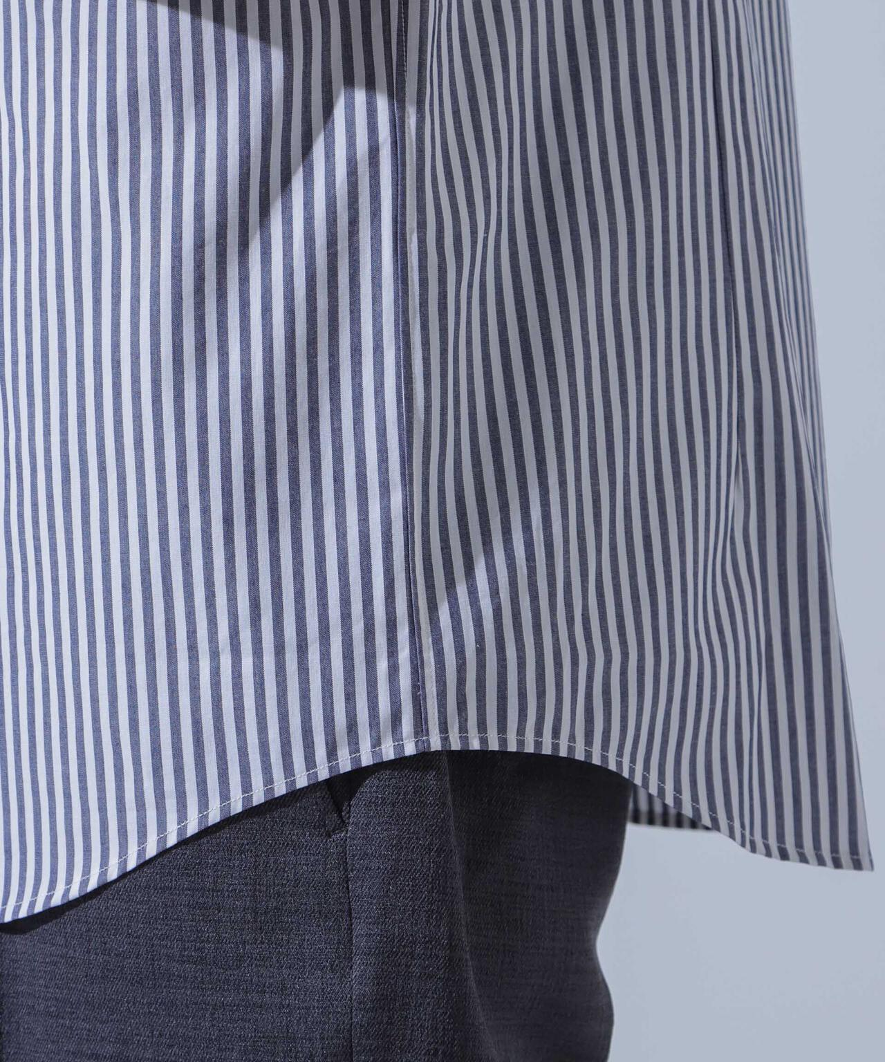 「N SHIRTS」AntiSoaked(R)汗染み防止セミワイドカラーシャツ半袖