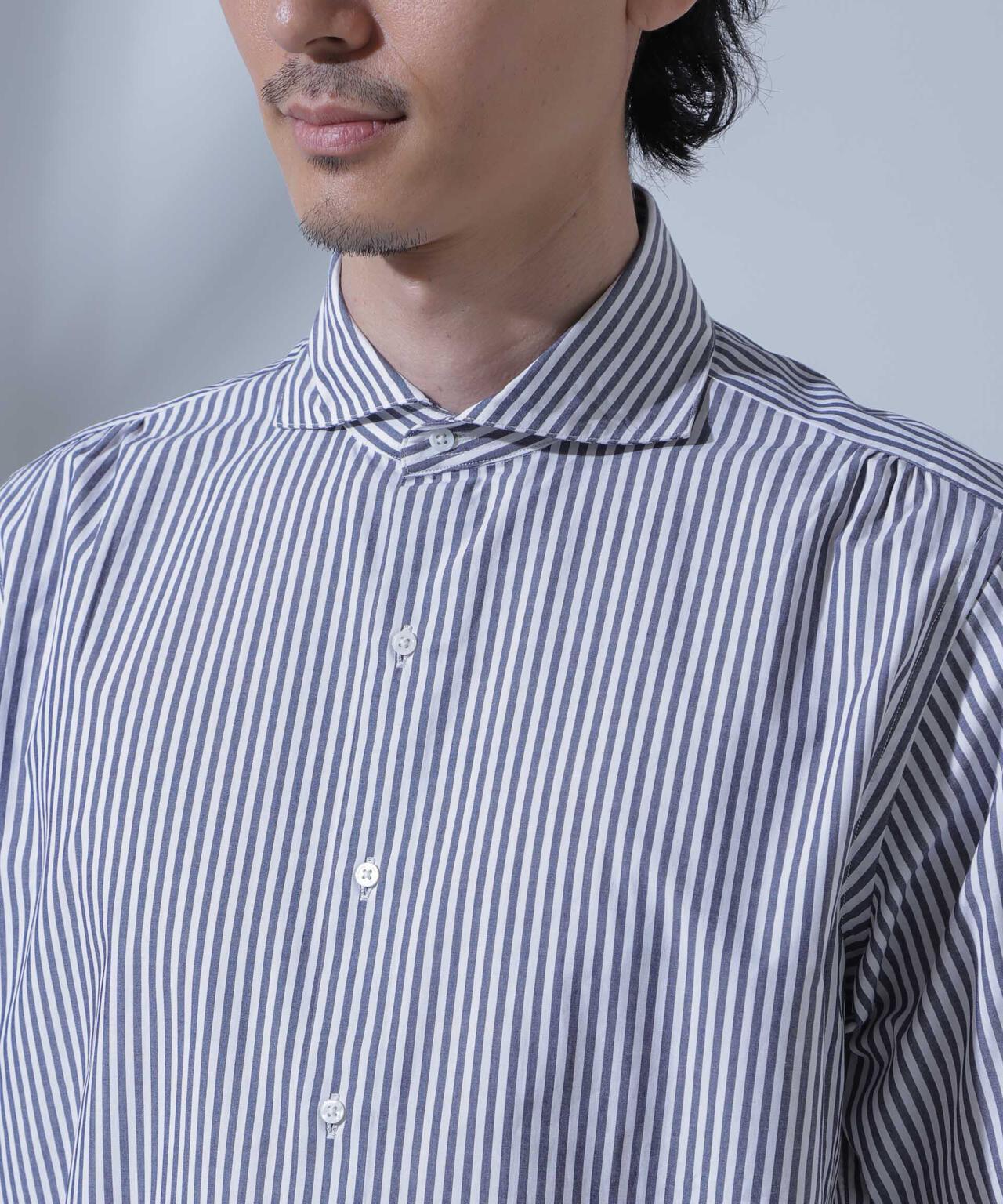 「N SHIRTS」AntiSoaked(R)汗染み防止ホリゾンタルカラーシャツ半袖