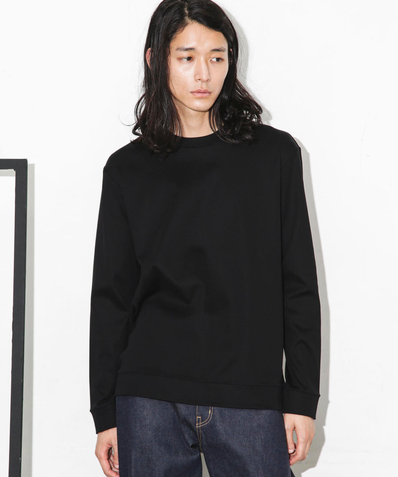 ｢FORMAL JERSEY｣クルーネックカットソー長袖
