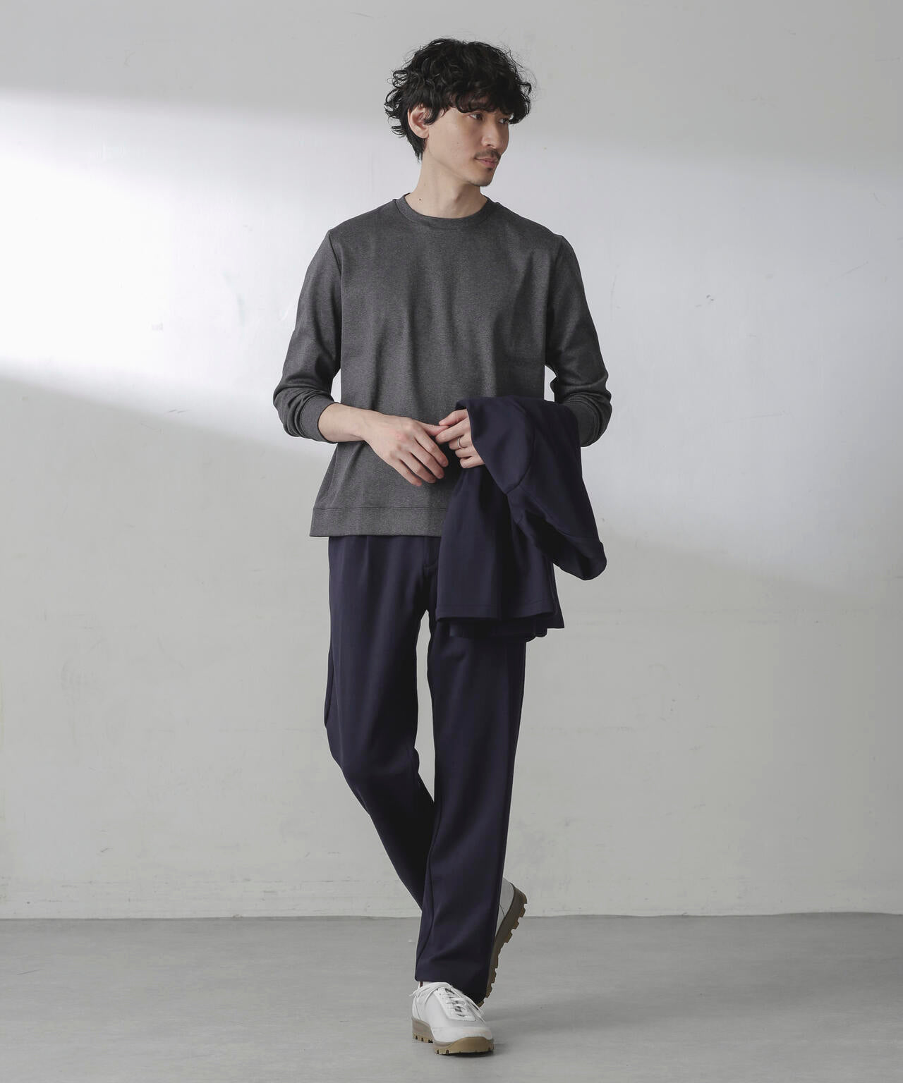 ｢FORMAL JERSEY｣クルーネックカットソー長袖
