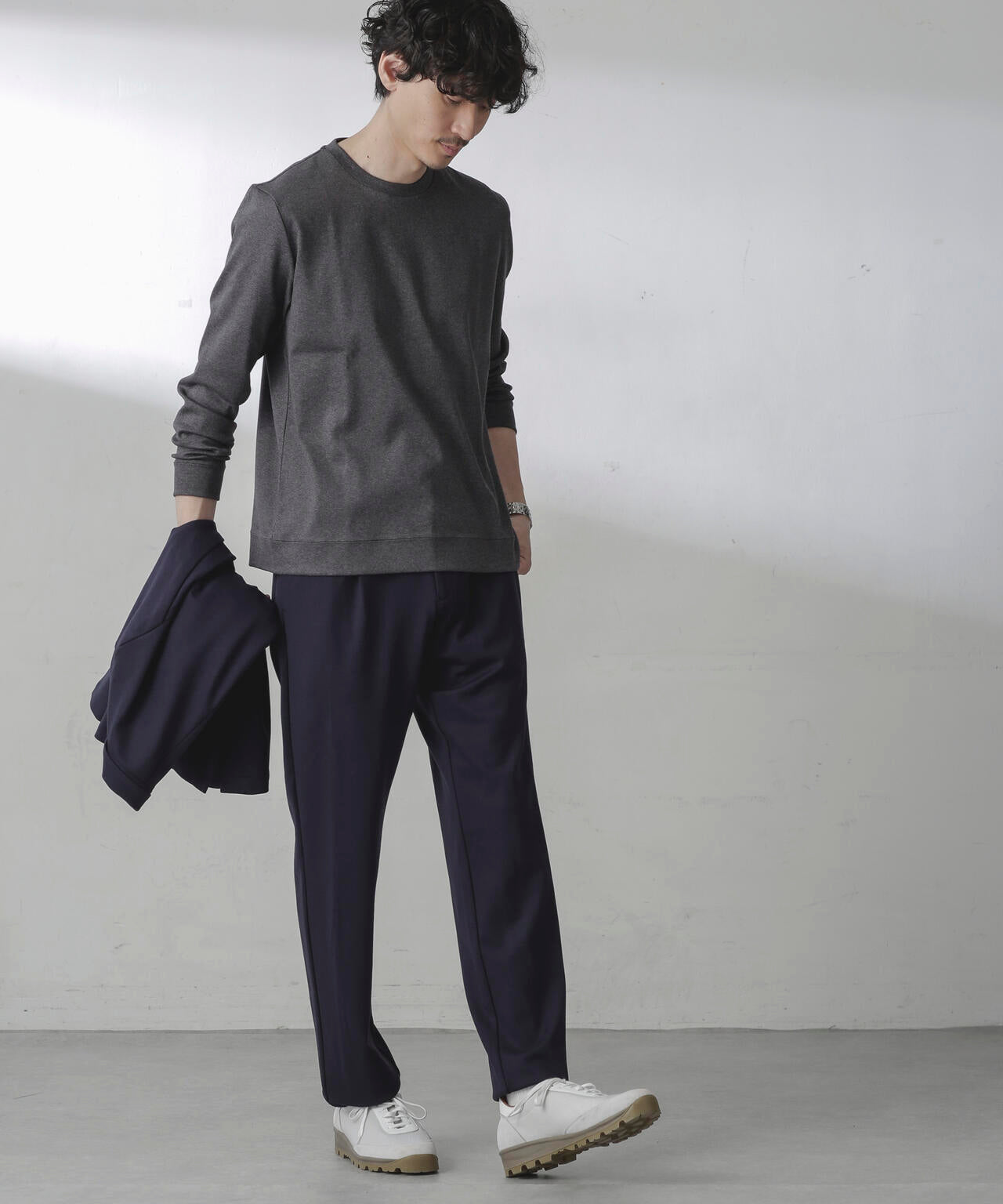 ｢FORMAL JERSEY｣クルーネックカットソー長袖