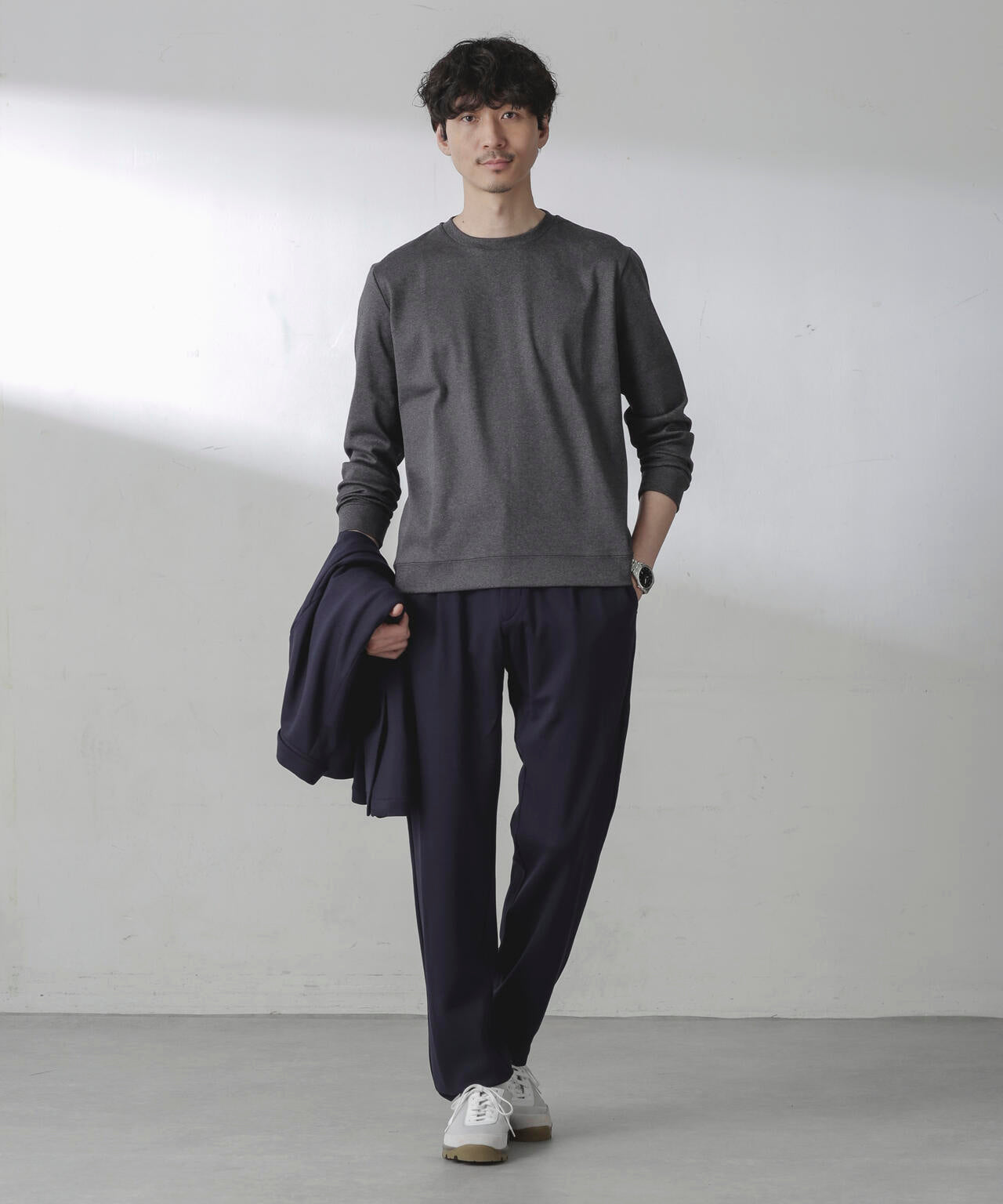 ｢FORMAL JERSEY｣クルーネックカットソー長袖