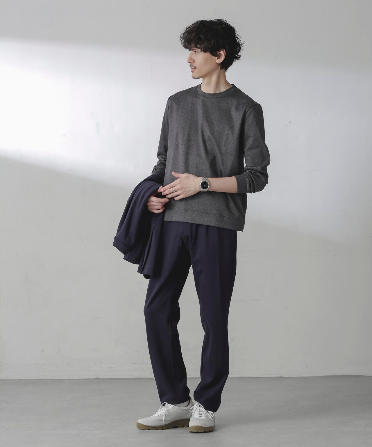 ｢FORMAL JERSEY｣クルーネックカットソー長袖