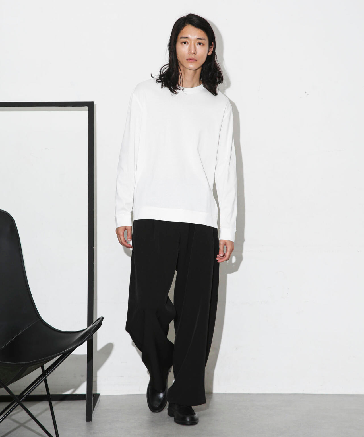 ｢FORMAL JERSEY｣クルーネックカットソー長袖