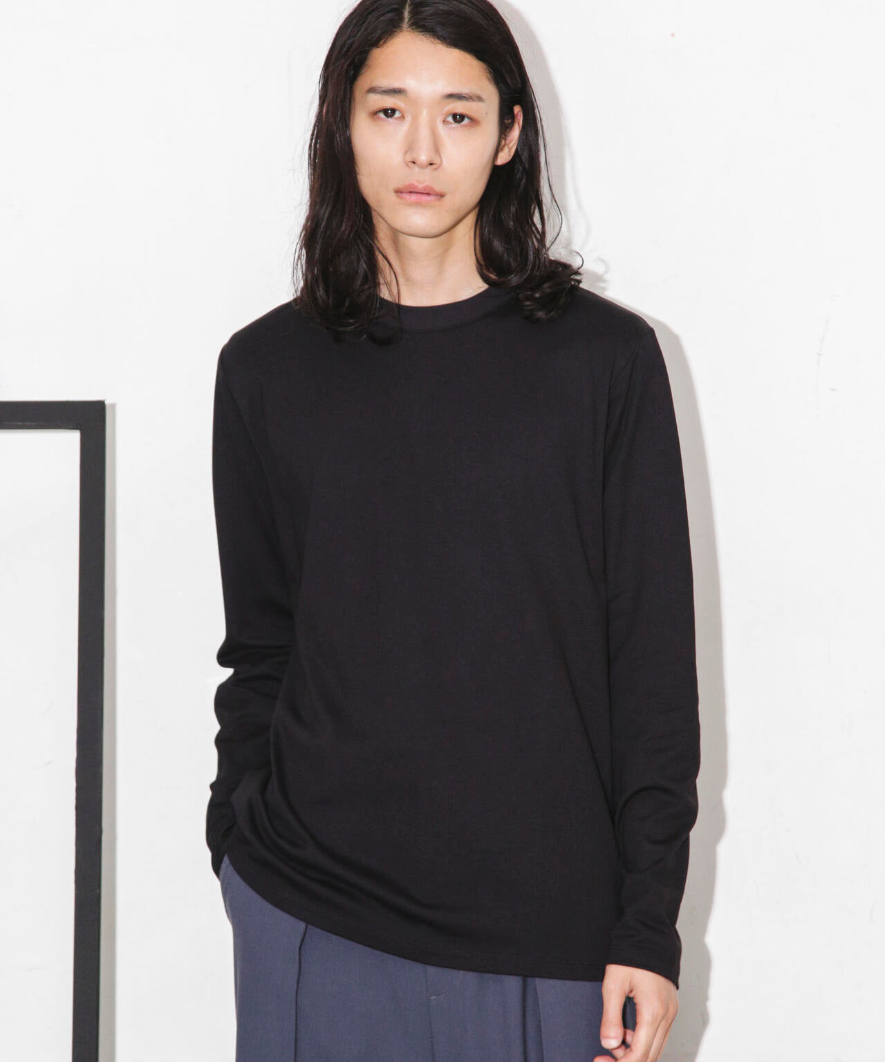 Anti Soaked 汗染み防止 クルーネックTシャツ長袖
