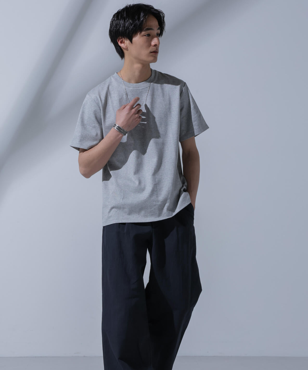 Anti Soaked(R)汗染み防止 クルーネックTシャツ