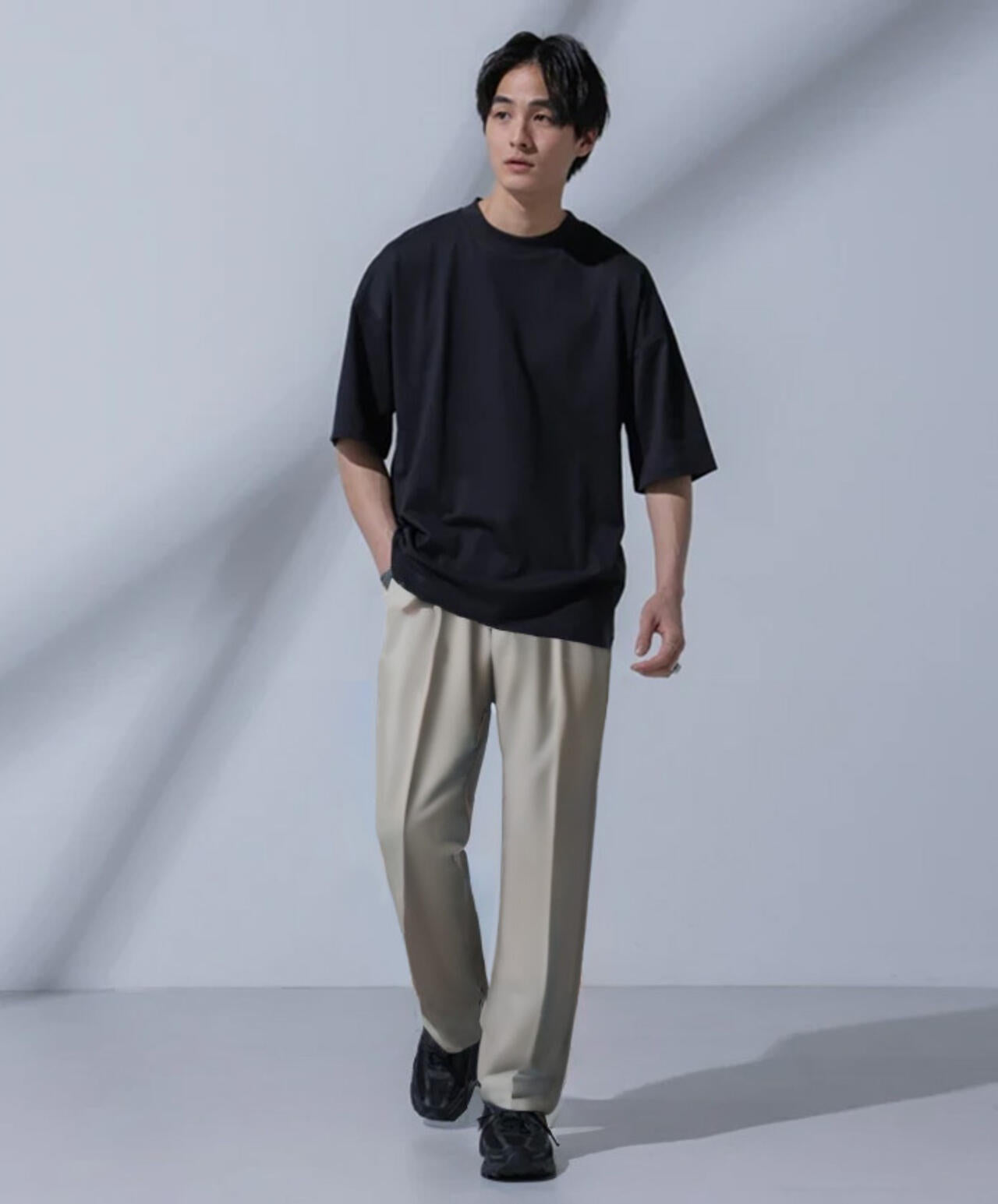 Anti Soaked(R)汗染み防止 クルーネックビッグT