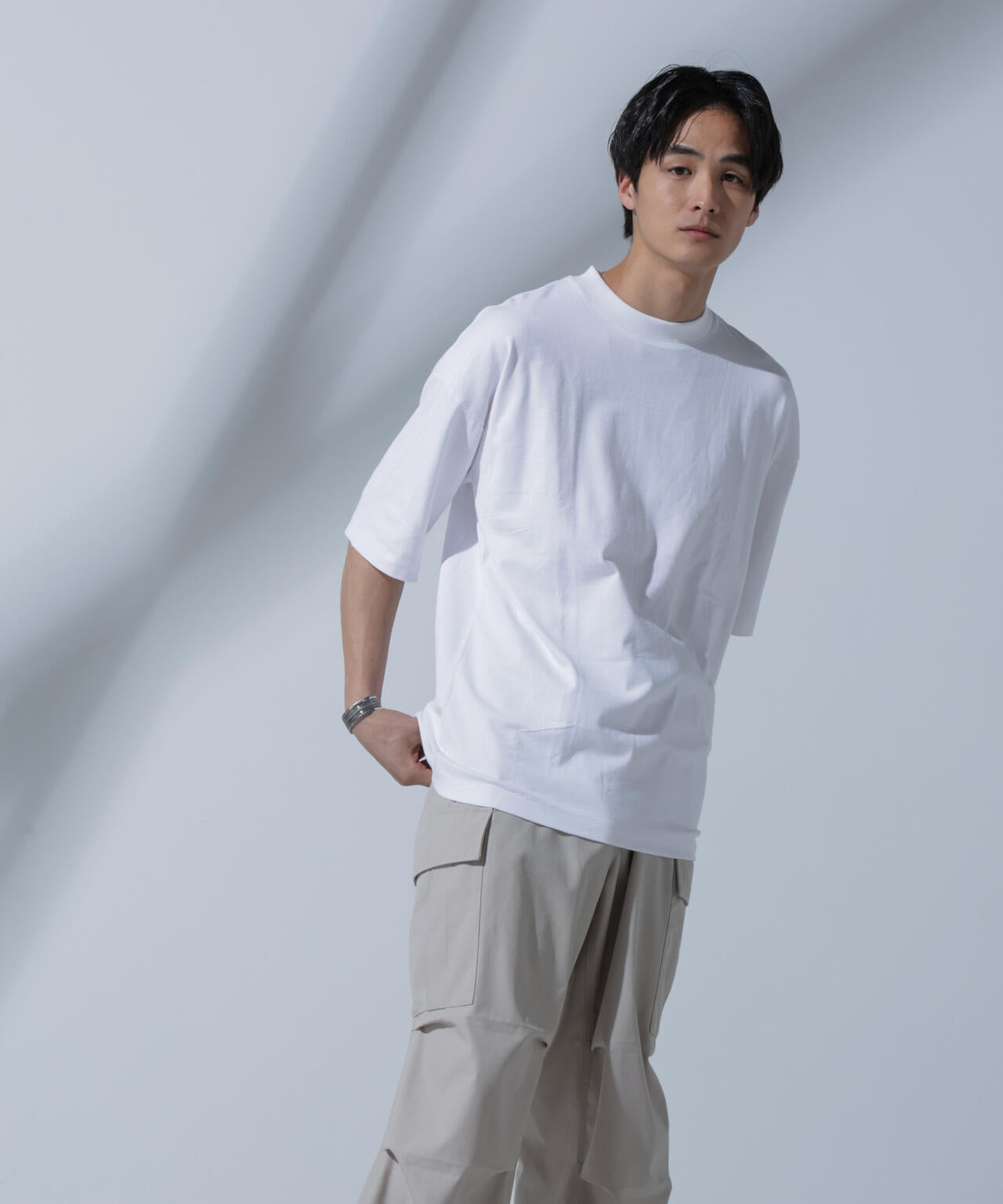 Anti Soaked(R)汗染み防止 クルーネックビッグT