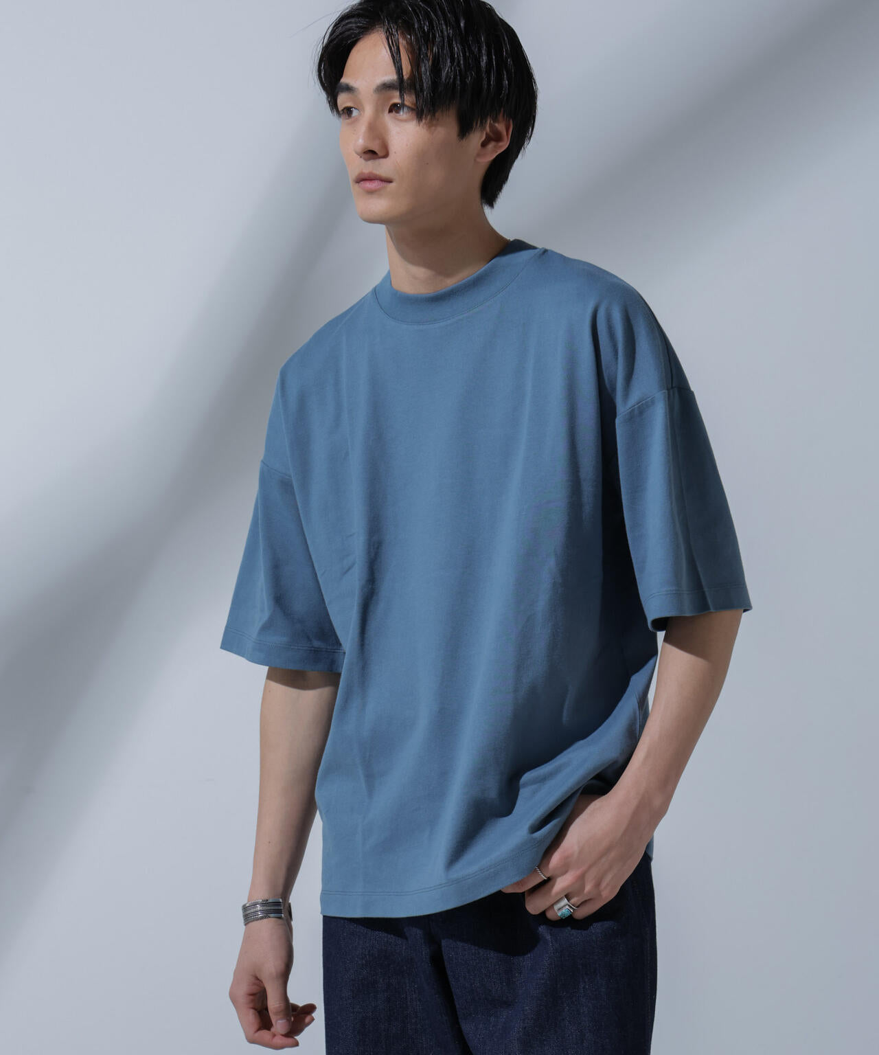 Anti Soaked(R)汗染み防止 クルーネックビッグT