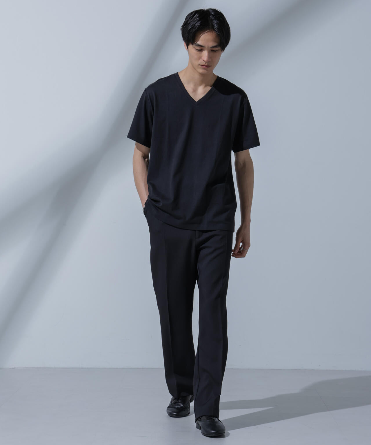 Anti Soaked(R)  汗染み防止 VネックTシャツ