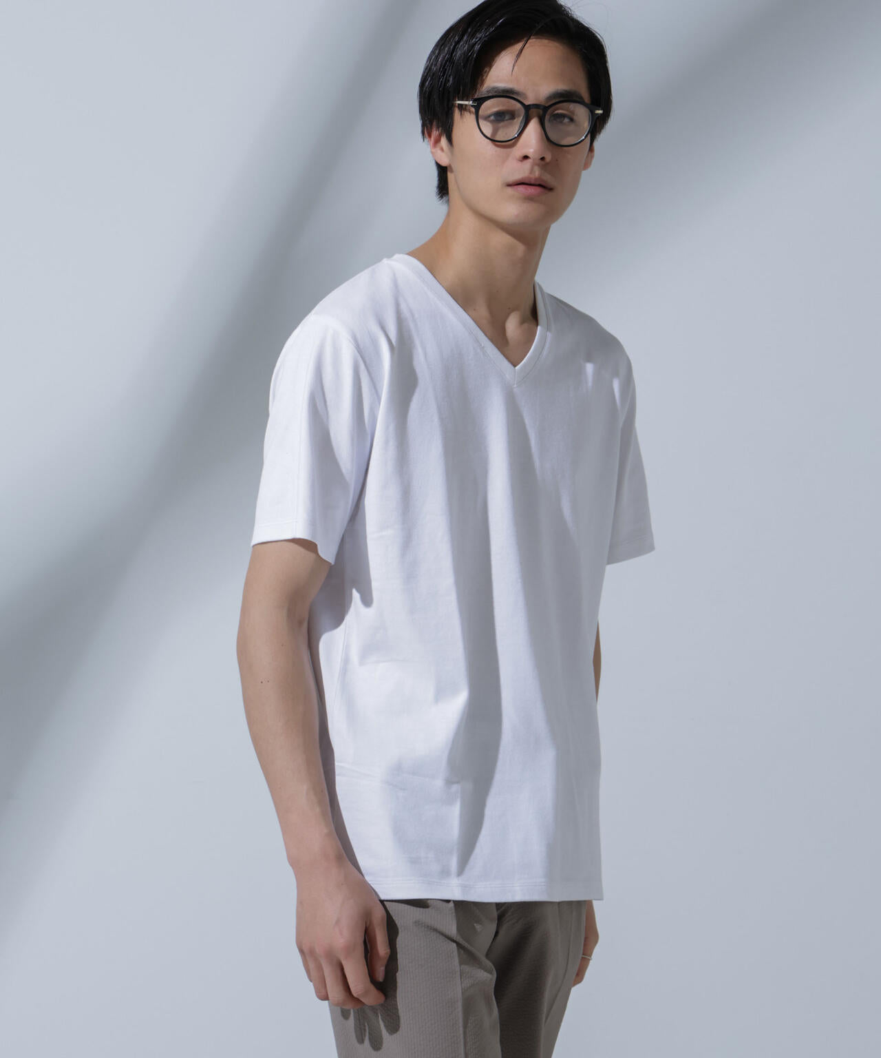 Anti Soaked(R)  汗染み防止 VネックTシャツ