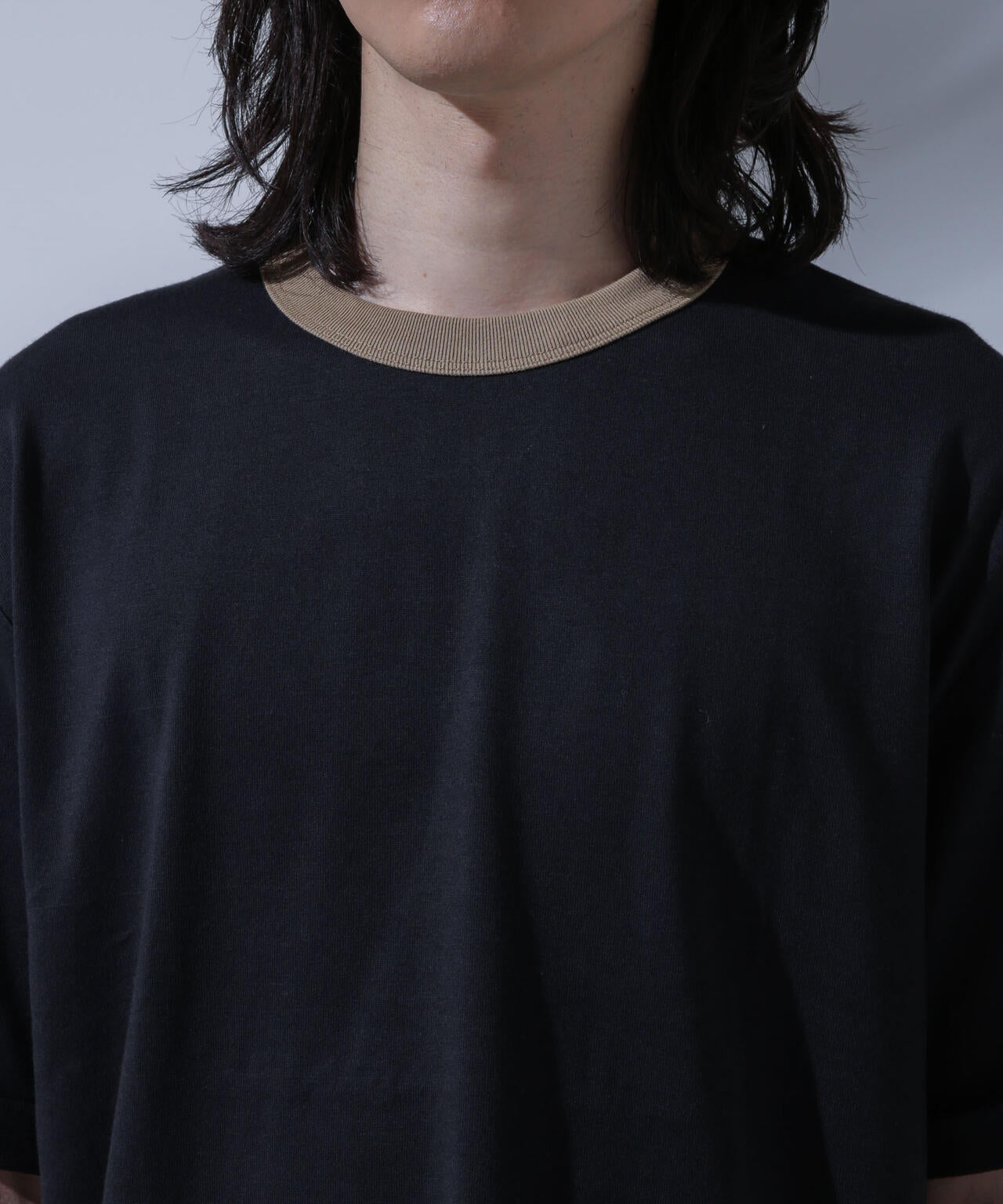 Anti Soaked 汗染み防止 リンガーネックTシャツ