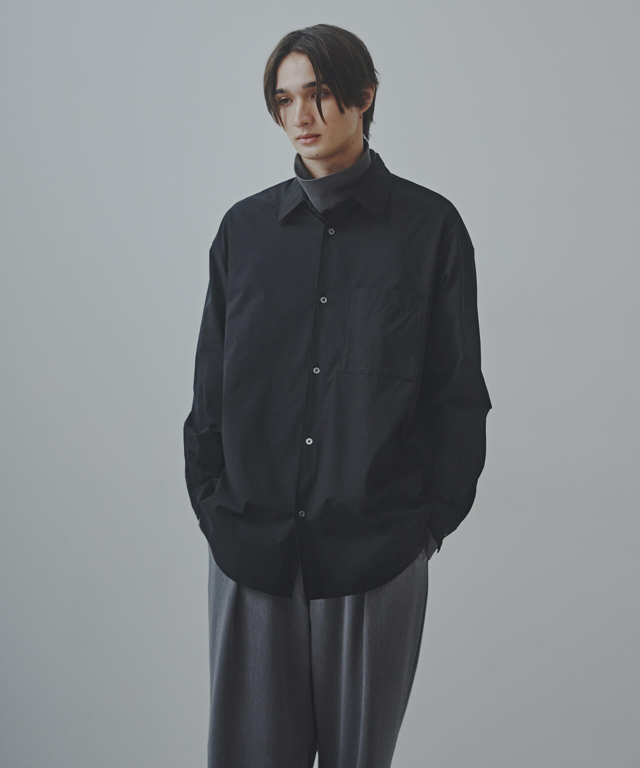 「Commonuse」SOLOTEX リラクシングプレーンシャツ