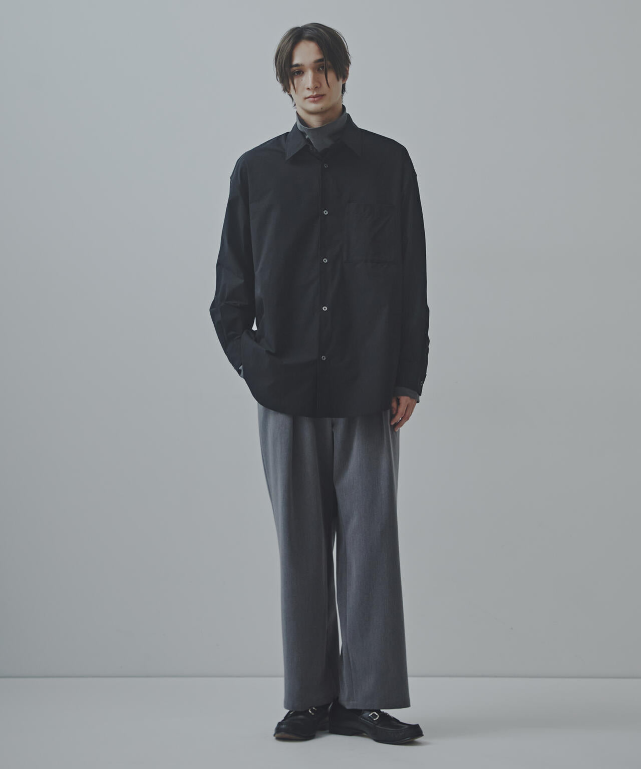「Commonuse」SOLOTEX リラクシングプレーンシャツ