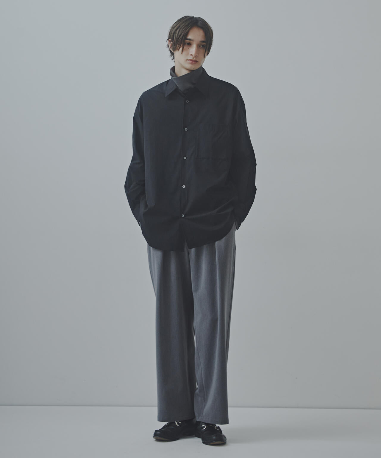 「Commonuse」SOLOTEX リラクシングプレーンシャツ