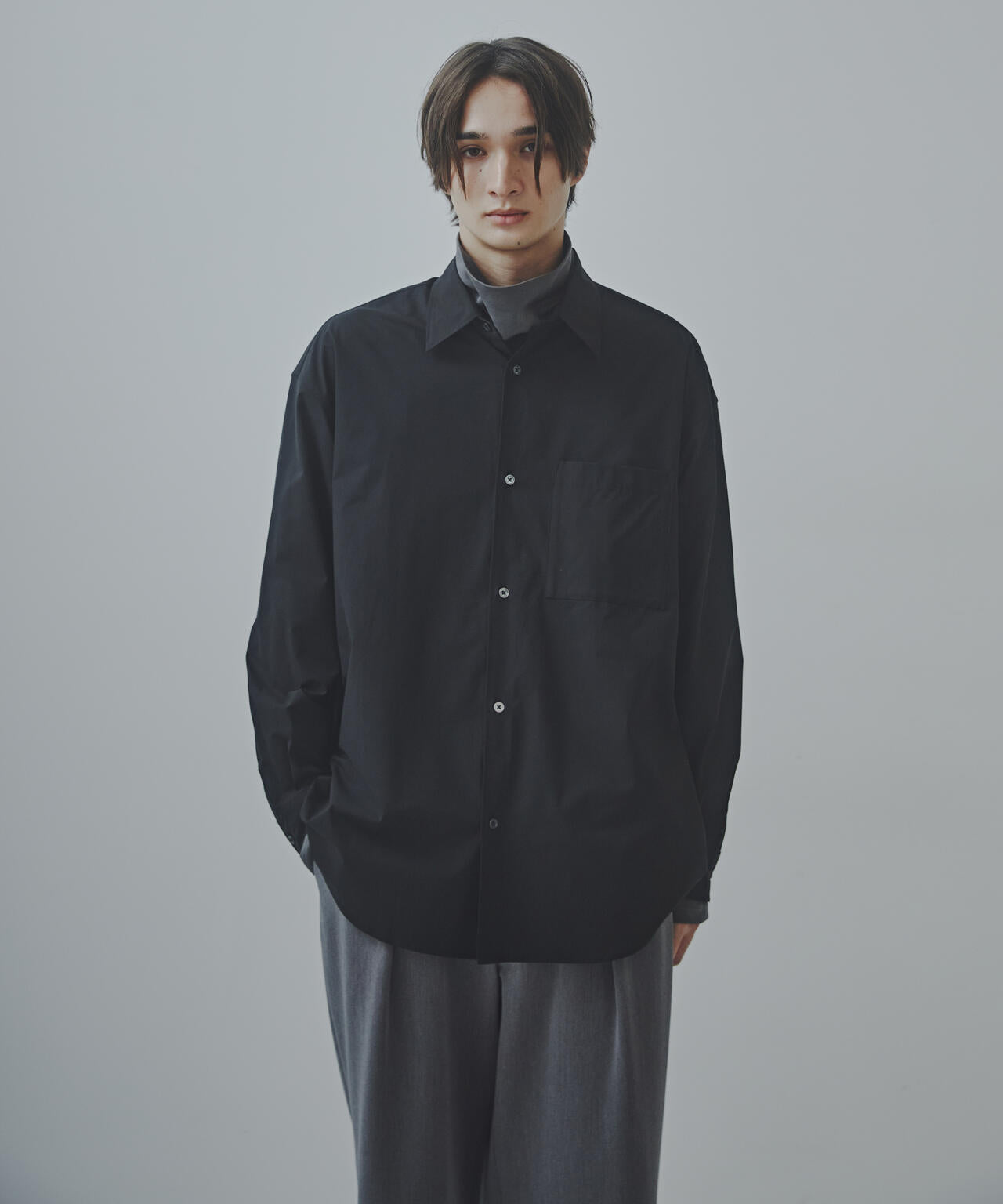 「Commonuse」SOLOTEX リラクシングプレーンシャツ