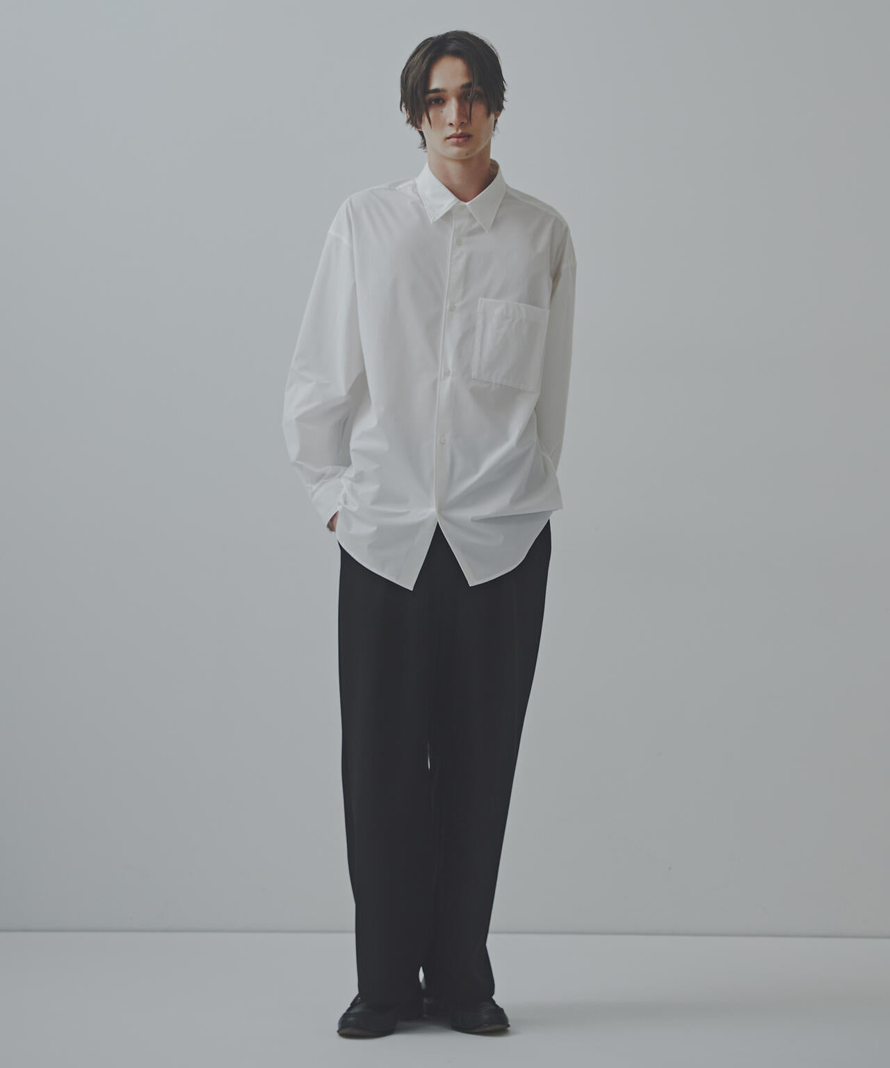 「Commonuse」SOLOTEX リラクシングプレーンシャツ