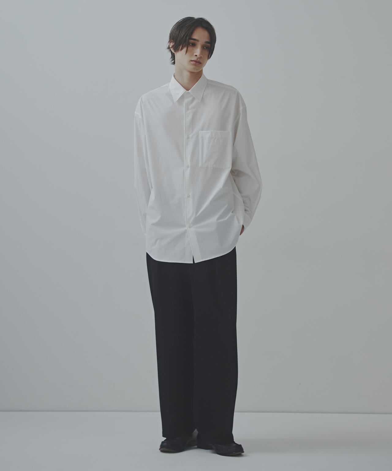 「Commonuse」SOLOTEX リラクシングプレーンシャツ
