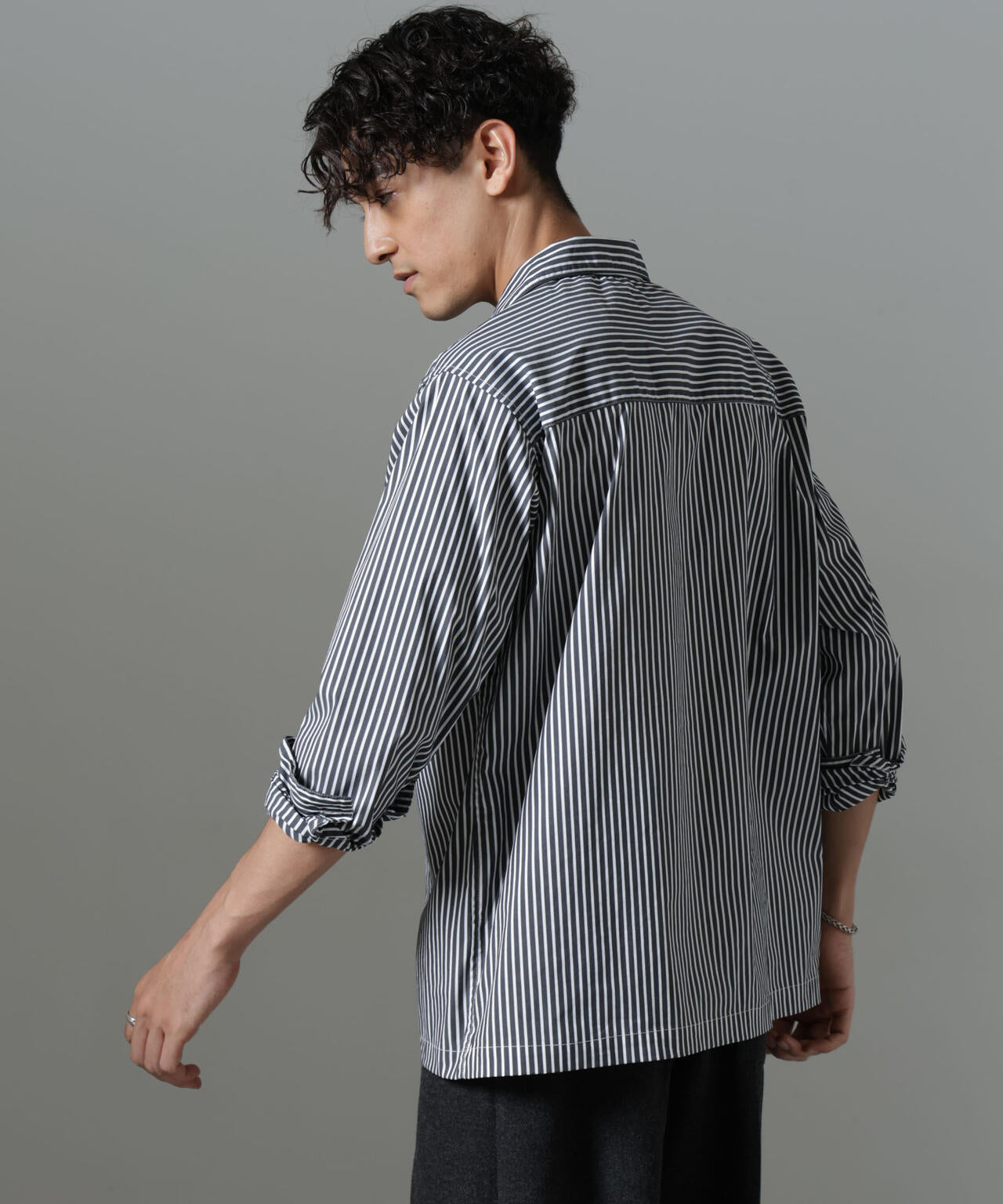 ｢NJ/CLUB｣HOMESTOCK ストライプシャツ