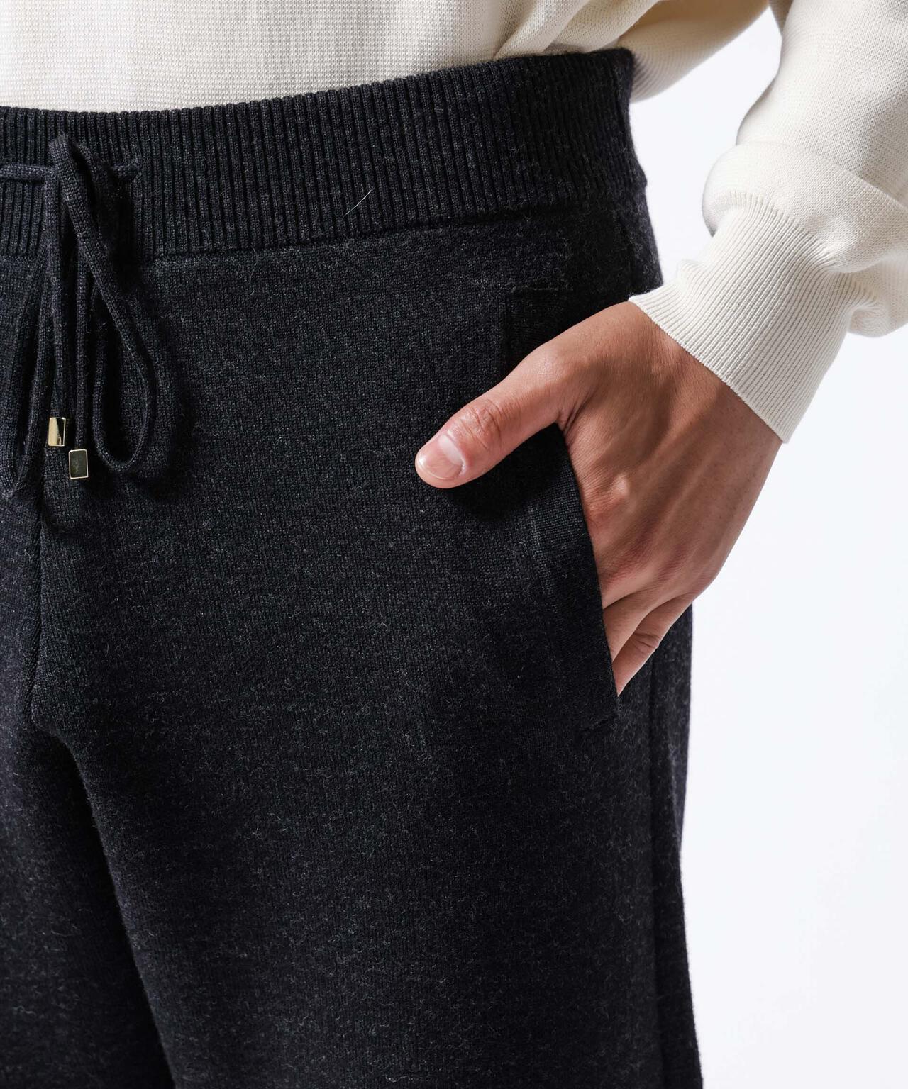｢ASSEMBLANC｣接結ウールニットパンツ