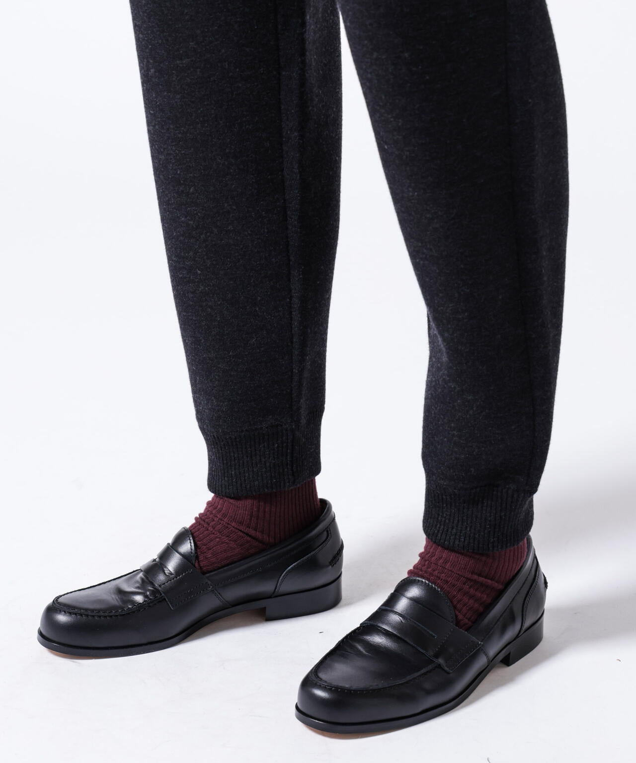 ｢ASSEMBLANC｣接結ウールニットパンツ