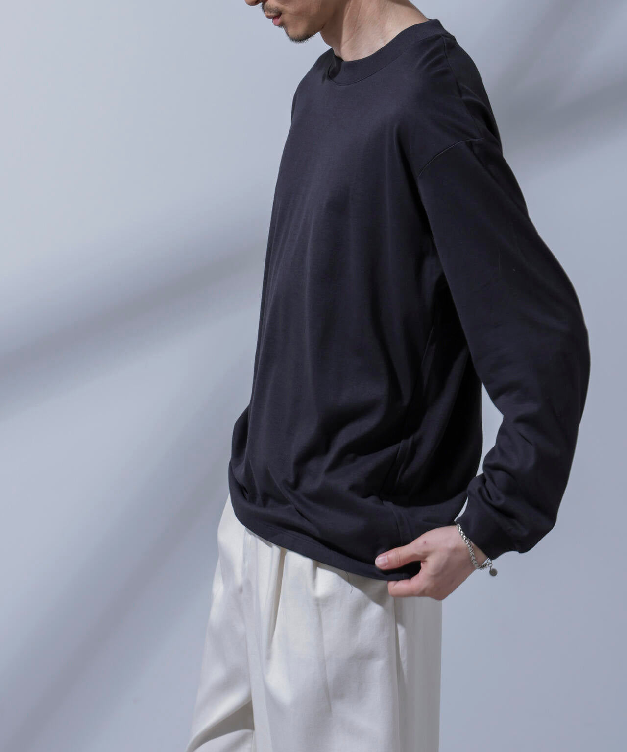 Anti Soaked(R) 汗染み防止 ビッグTシャツ 長袖