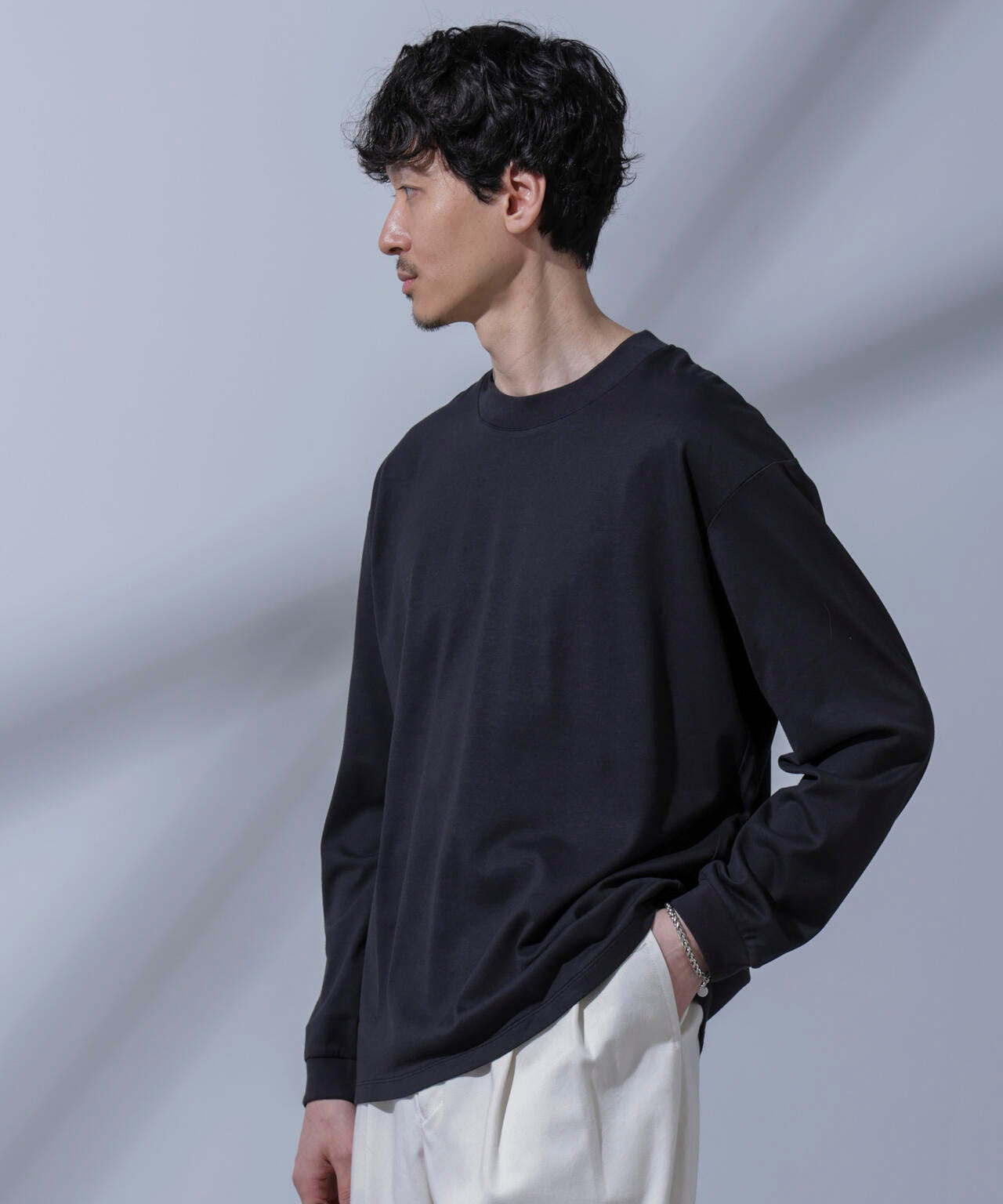 Anti Soaked(R) 汗染み防止 ビッグTシャツ 長袖