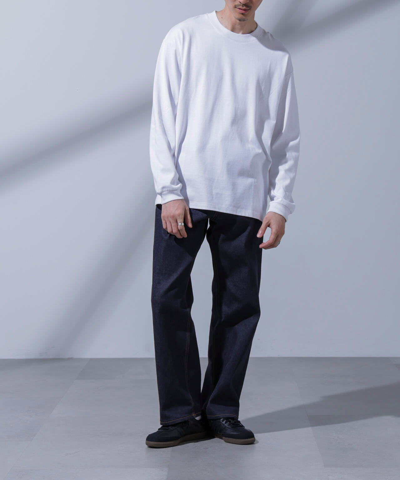 Anti Soaked(R) 汗染み防止 ビッグTシャツ 長袖