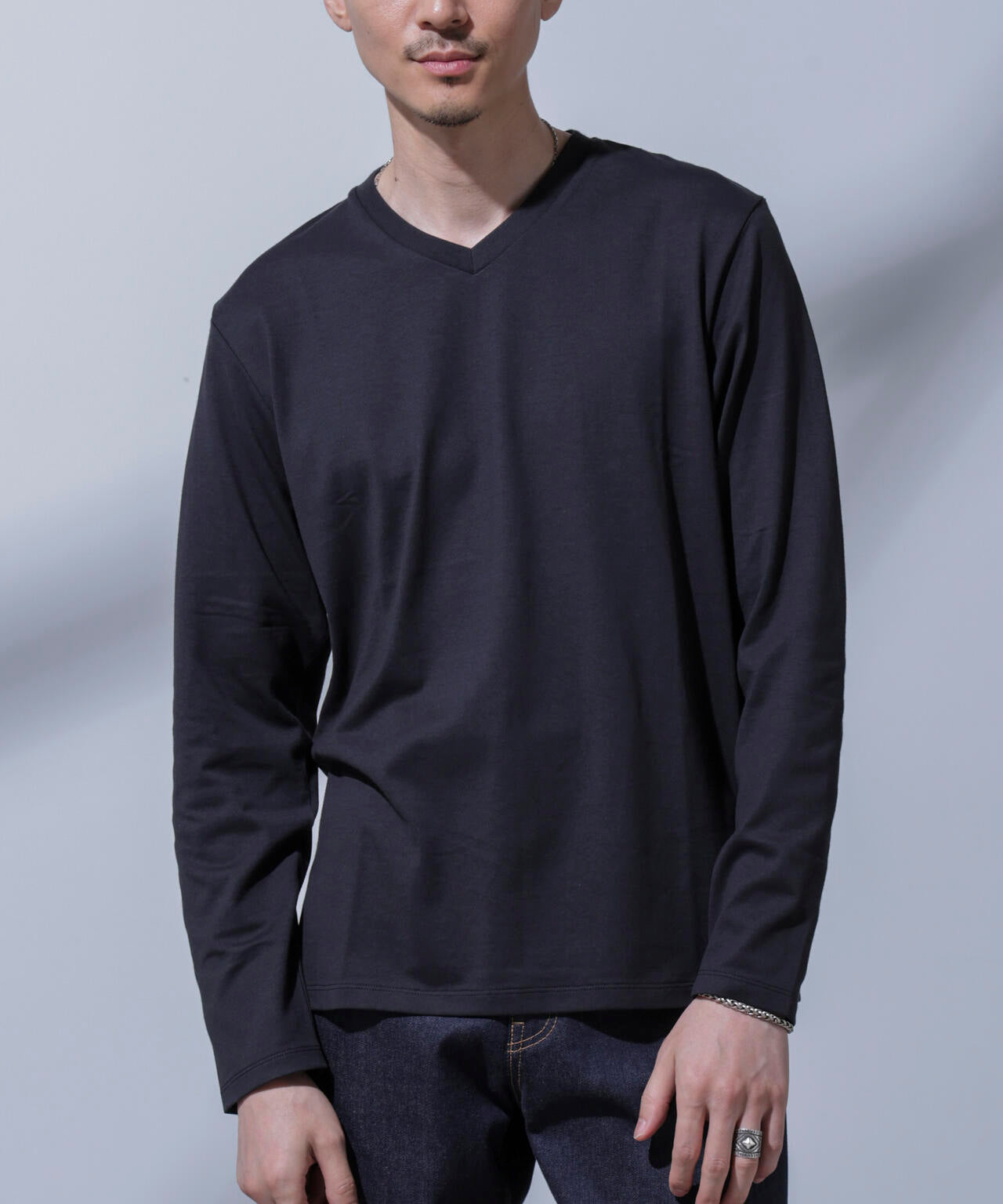 Anti Soaked(R)  汗染み防止 VネックTシャツ