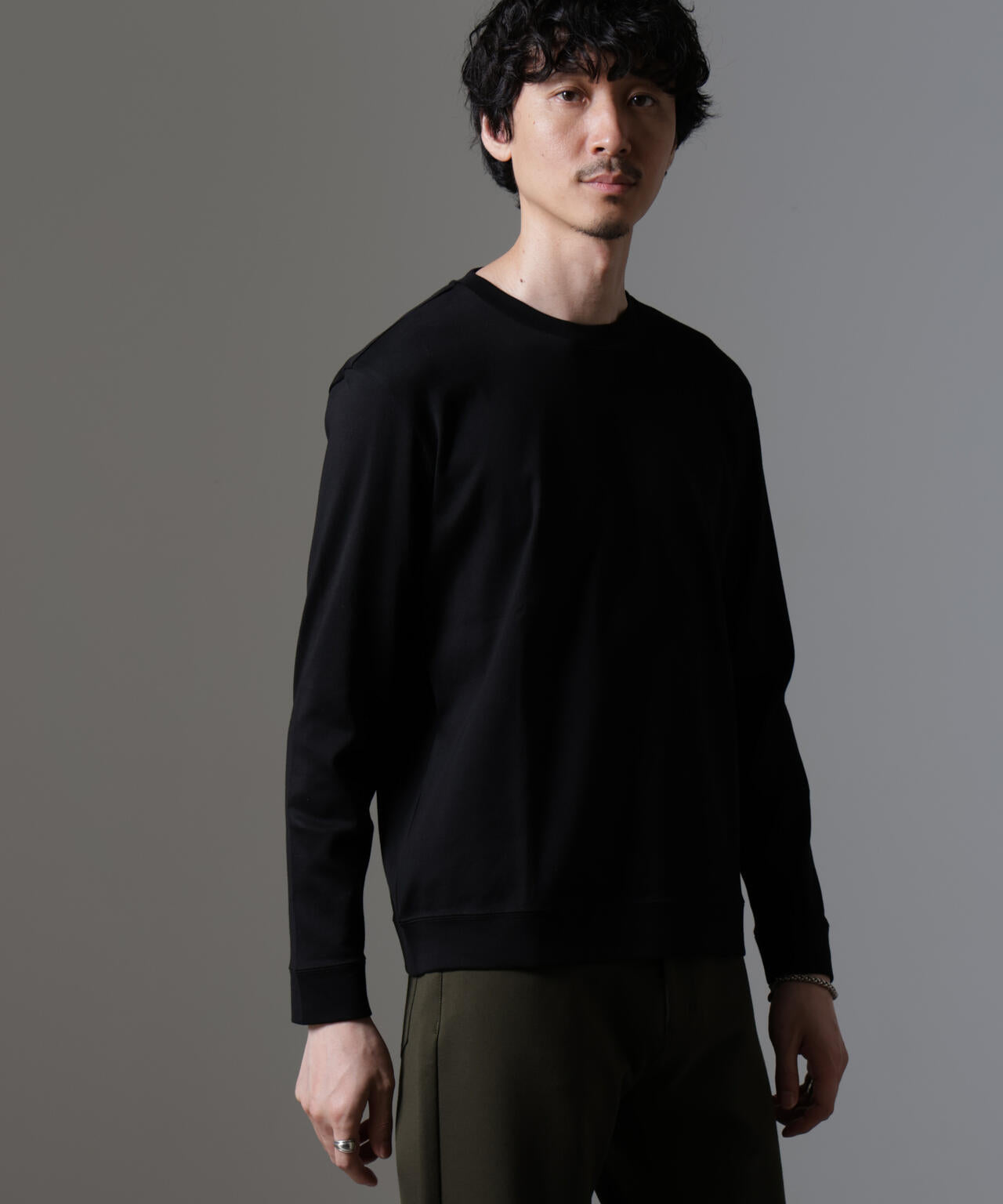 ｢FORMAL JERSEY｣クルーネックカットソー長袖