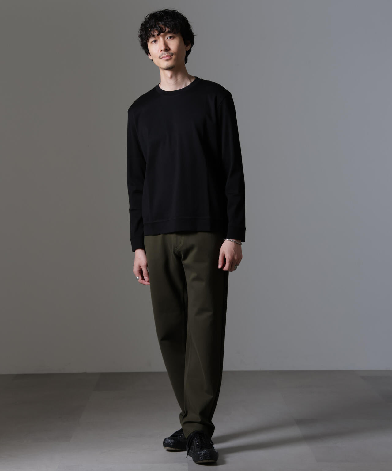｢FORMAL JERSEY｣クルーネックカットソー長袖