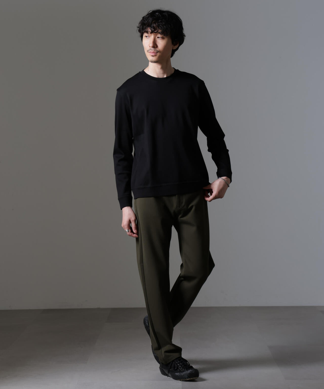 ｢FORMAL JERSEY｣クルーネックカットソー長袖