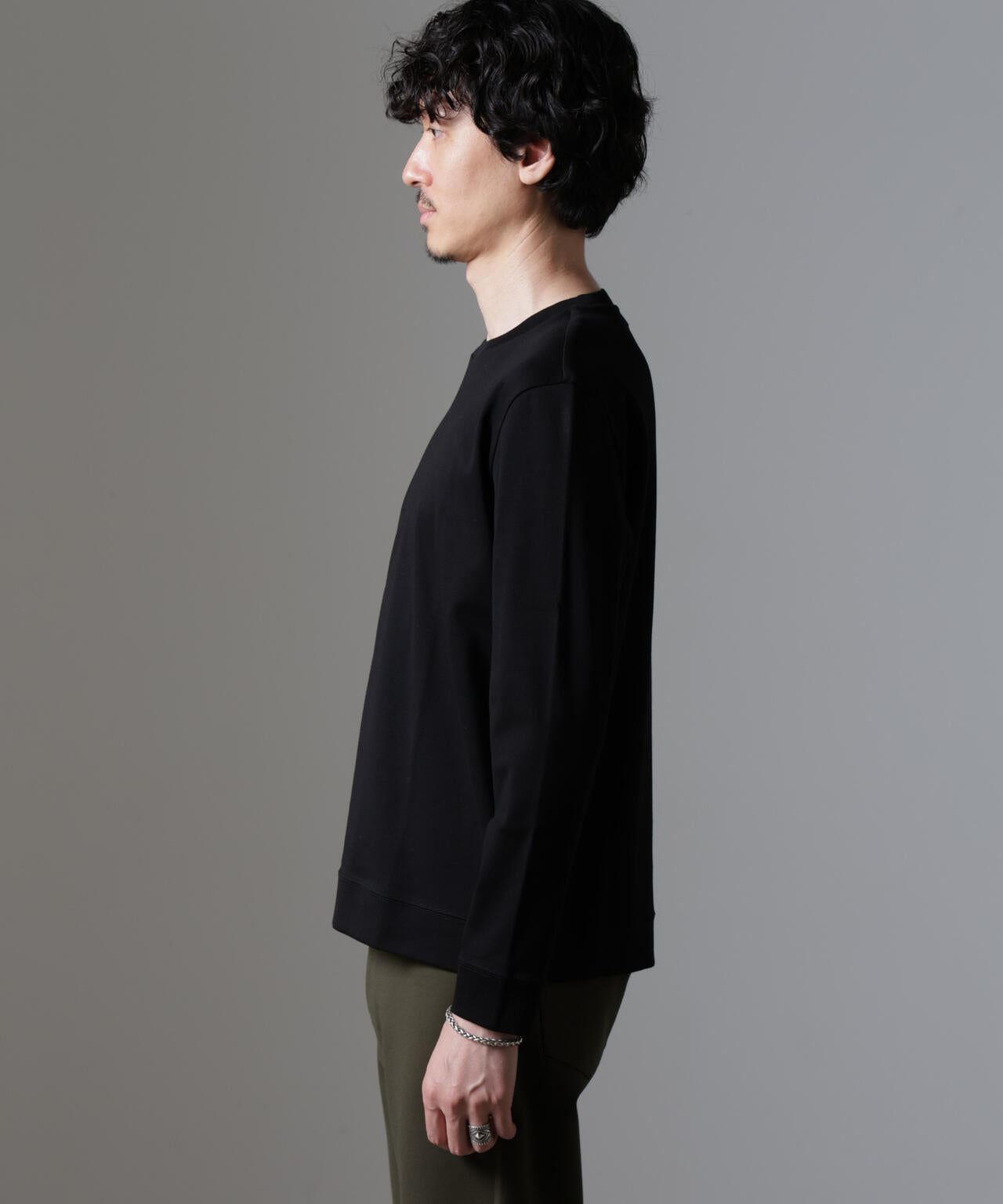 ｢FORMAL JERSEY｣クルーネックカットソー長袖