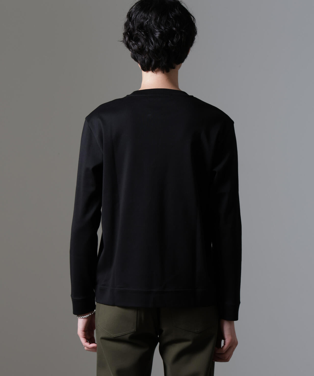 ｢FORMAL JERSEY｣クルーネックカットソー長袖