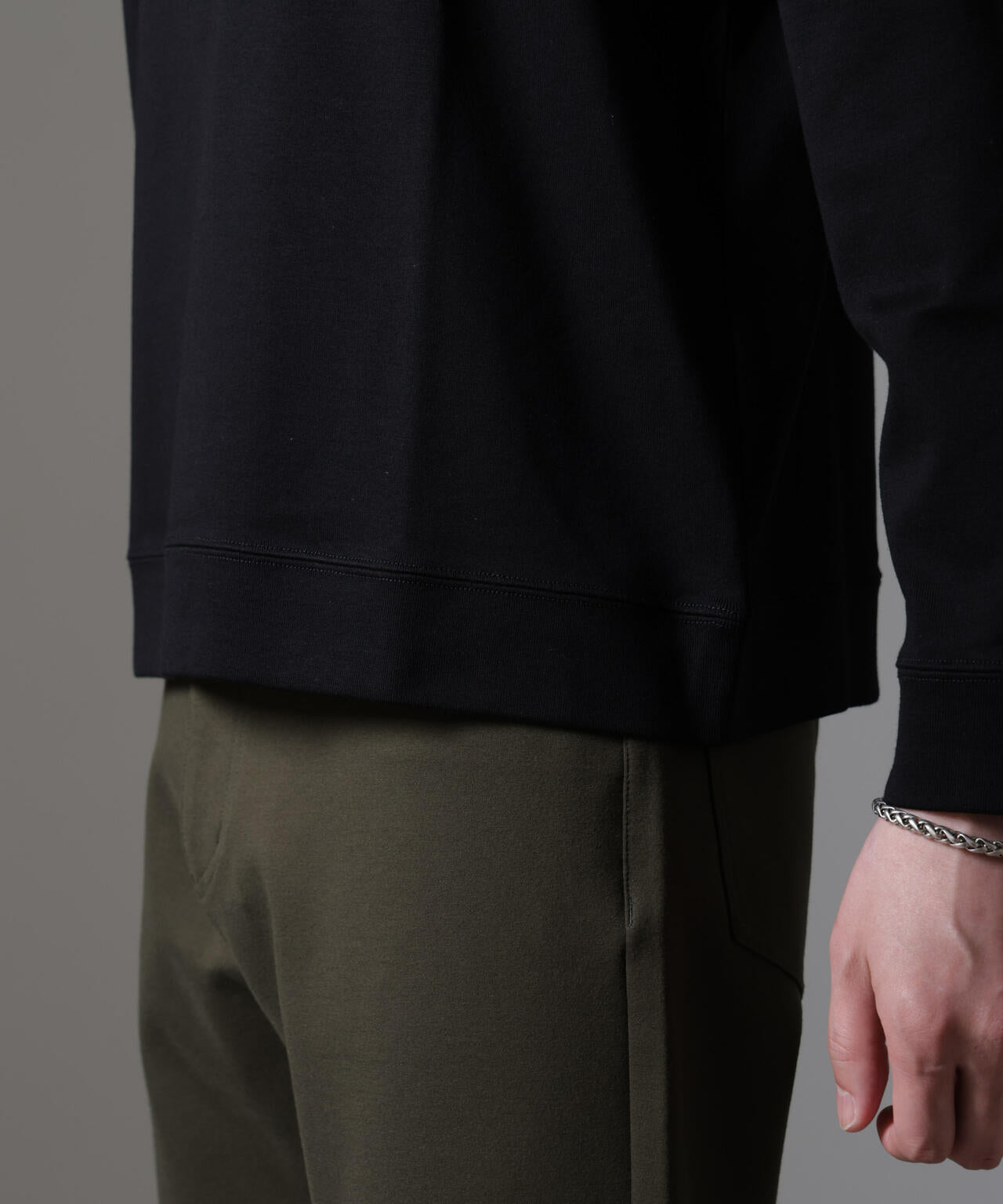 ｢FORMAL JERSEY｣クルーネックカットソー長袖