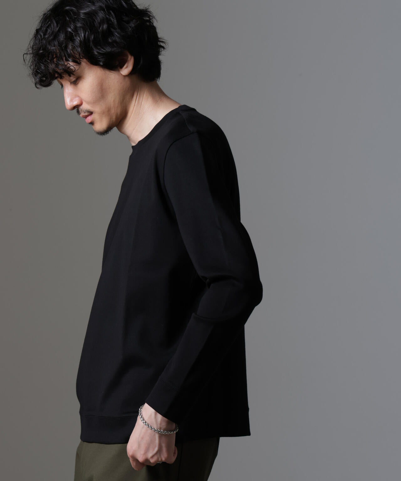 ｢FORMAL JERSEY｣クルーネックカットソー長袖